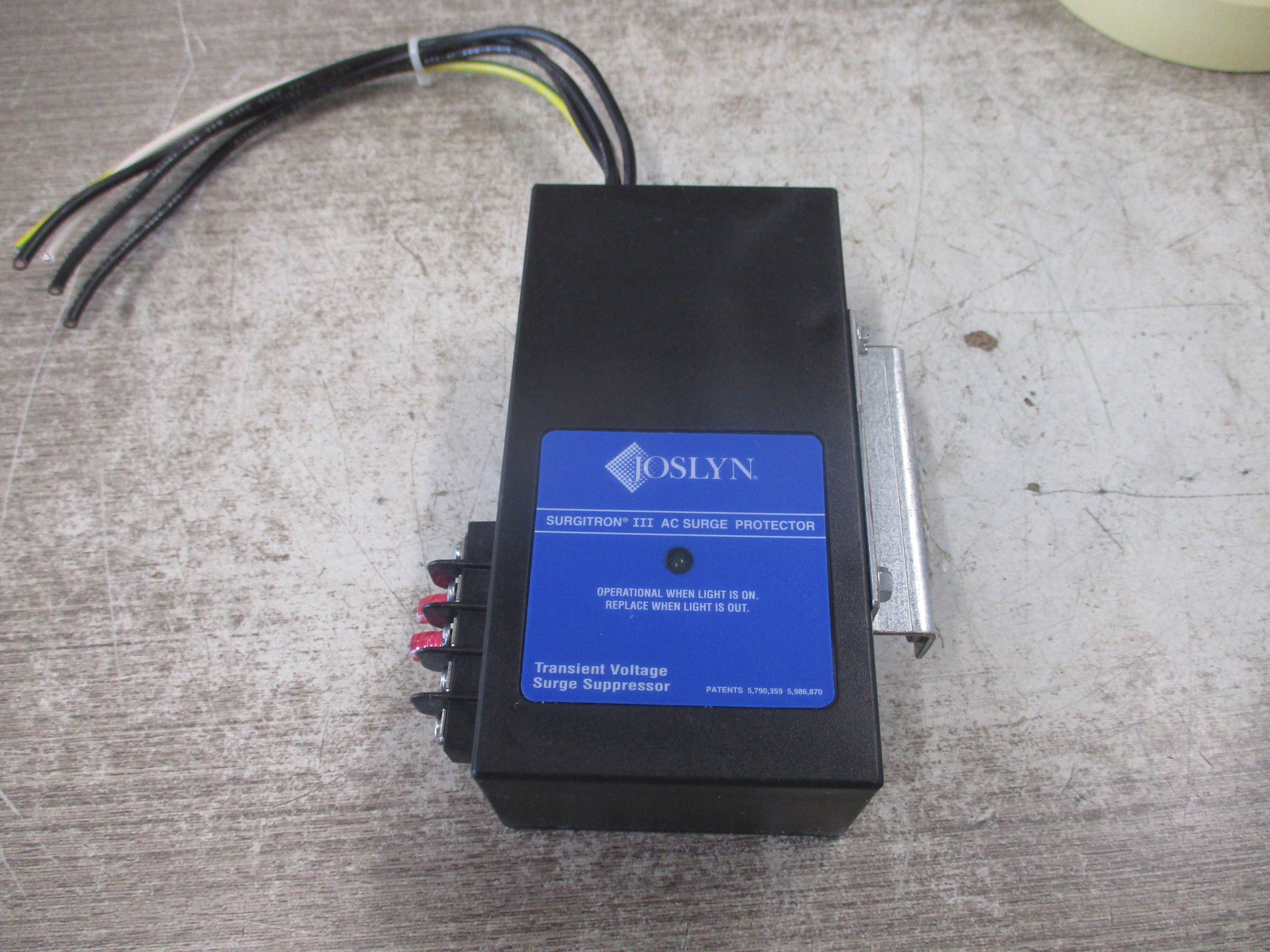 Joslyn Surgitron III Surge Protector 1455-49-R 120/208V 50-60Hz