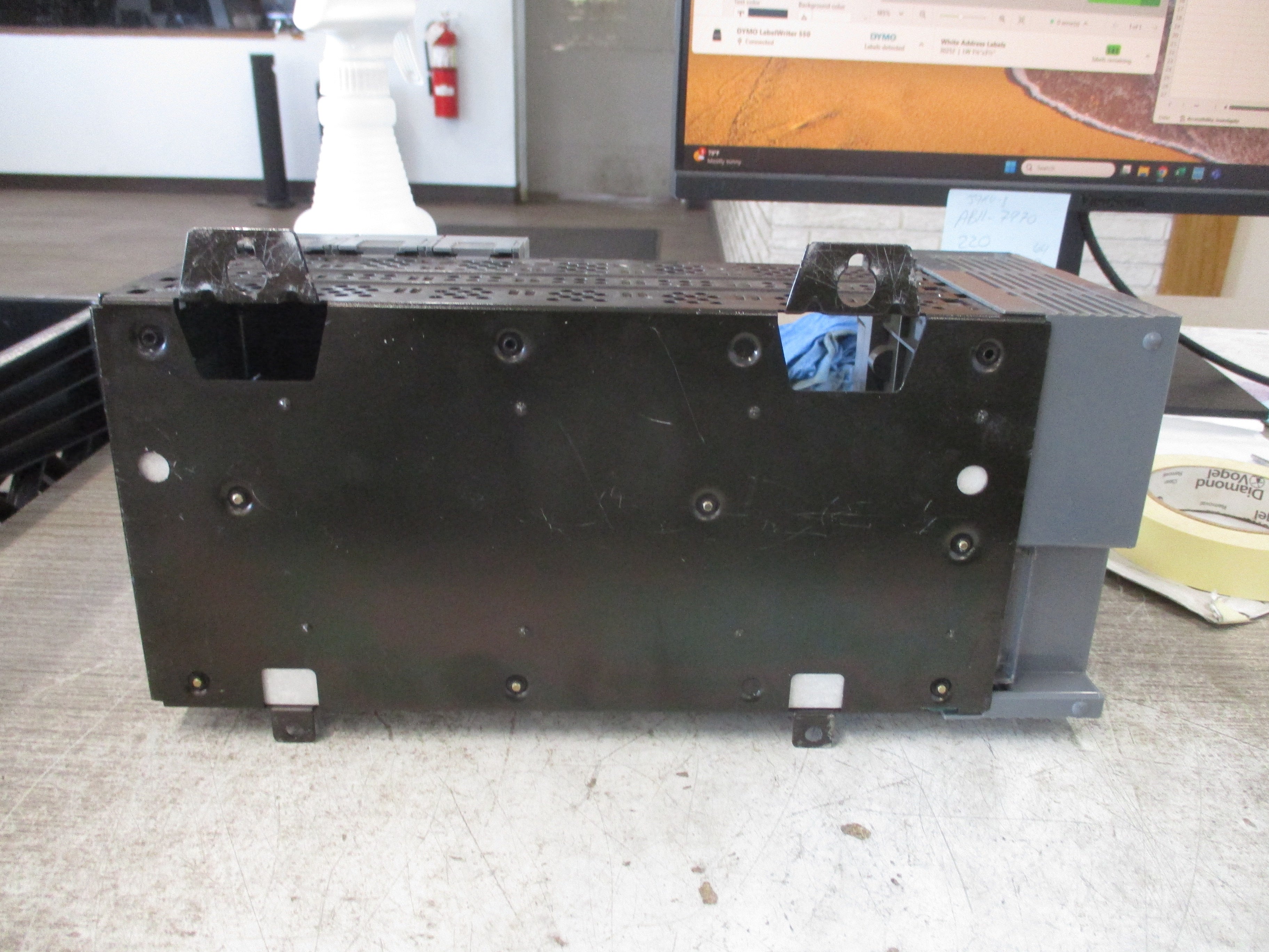 Allen-Bradley SLC 500 PLC Rack w/ Power Supply 1746-A7 / 1746-P1 7-Slot