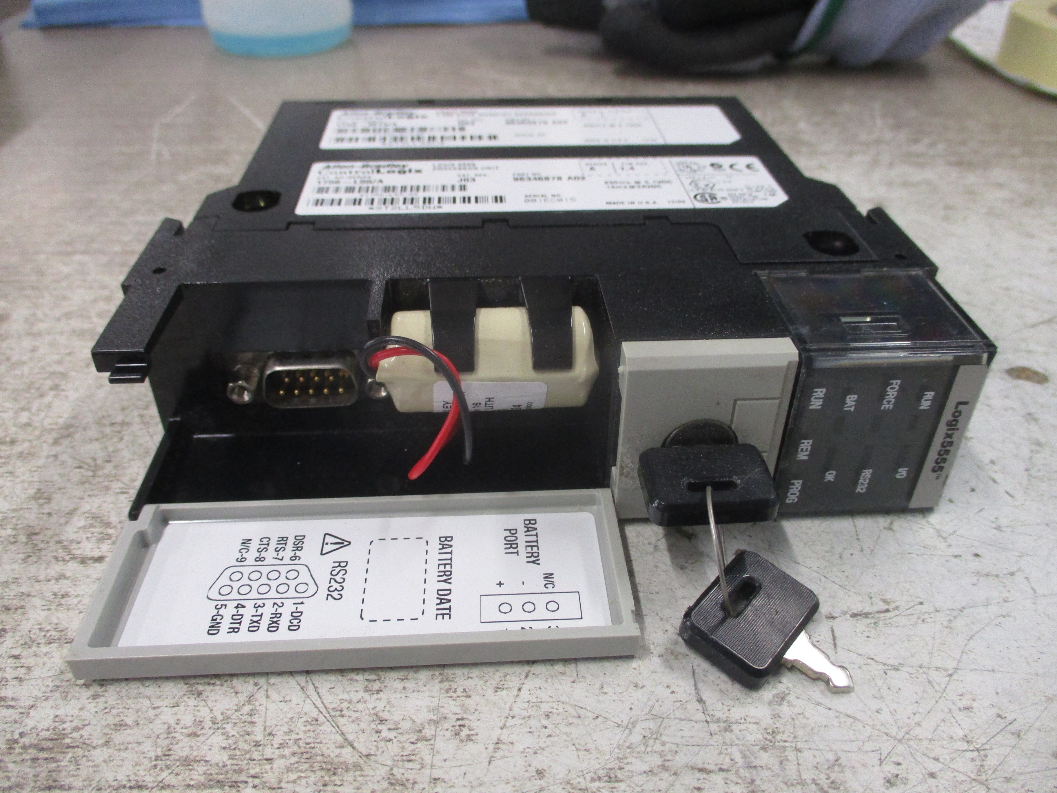 Allen-Bradley ControlLogix Logix 5555 Processor Unit 1756-L55 Ser. A Rev. J03
