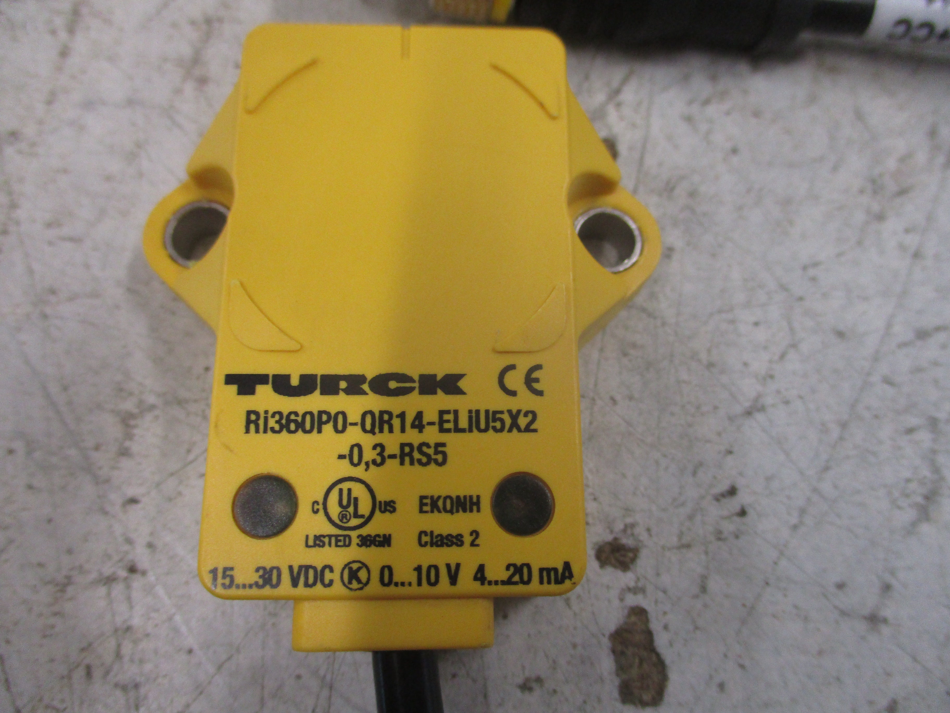 Turck Inductive Angle Sensor RI360P0-QR14-ELIU5X2-0.3-RS5 Used