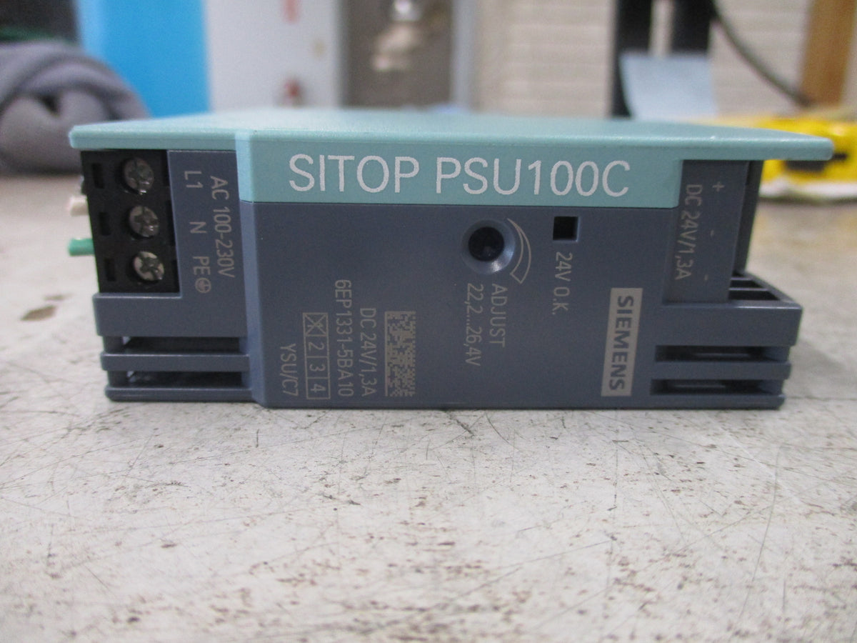 Siemens SITOP PSU100C Power Supply 6EP1331-5BA10 Input: AC 100-230V 0.63-0.31A