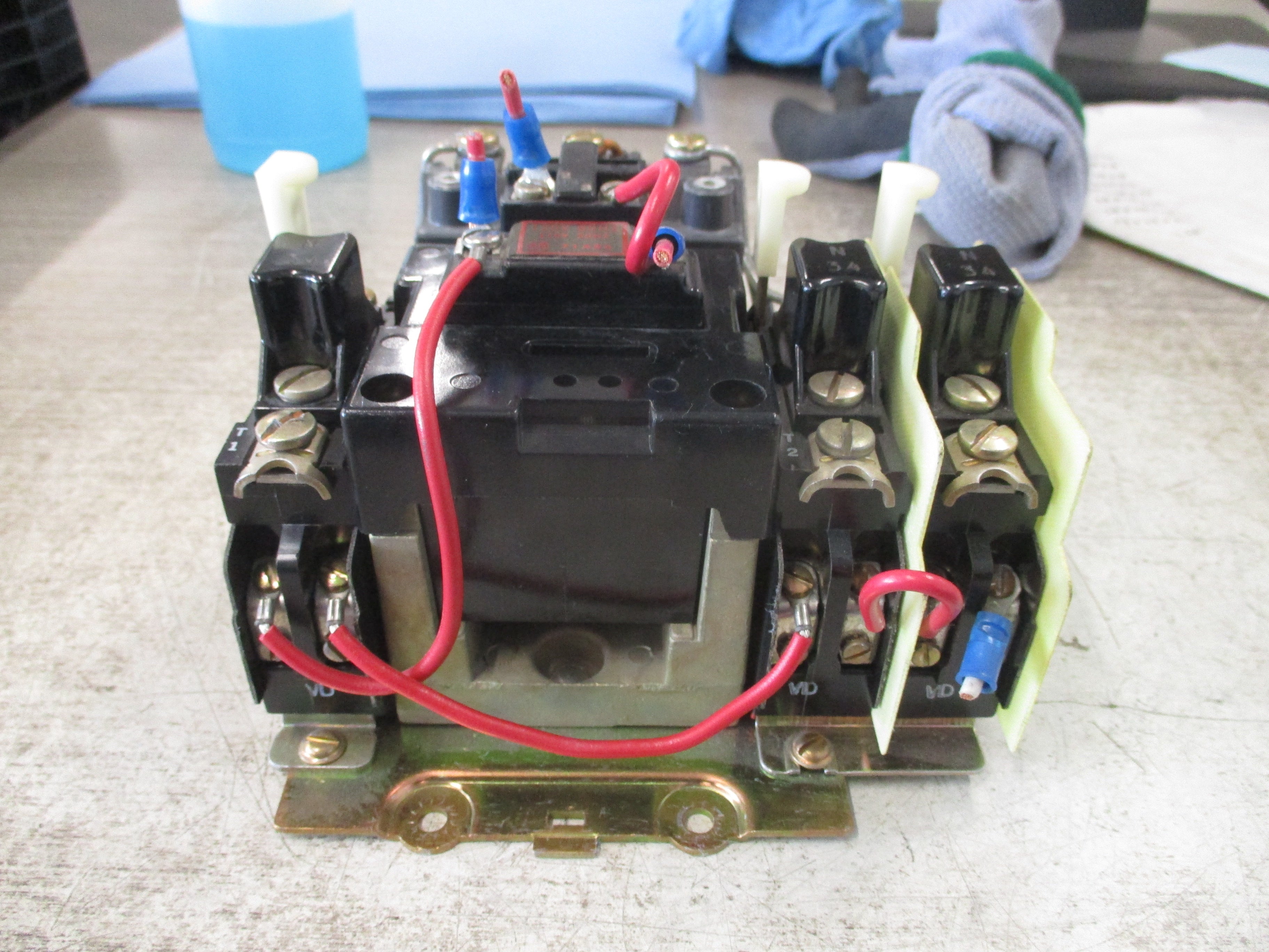 Allen-Bradley Size 1 Starter 709-BOB103 Ser. K 120V Coil Used