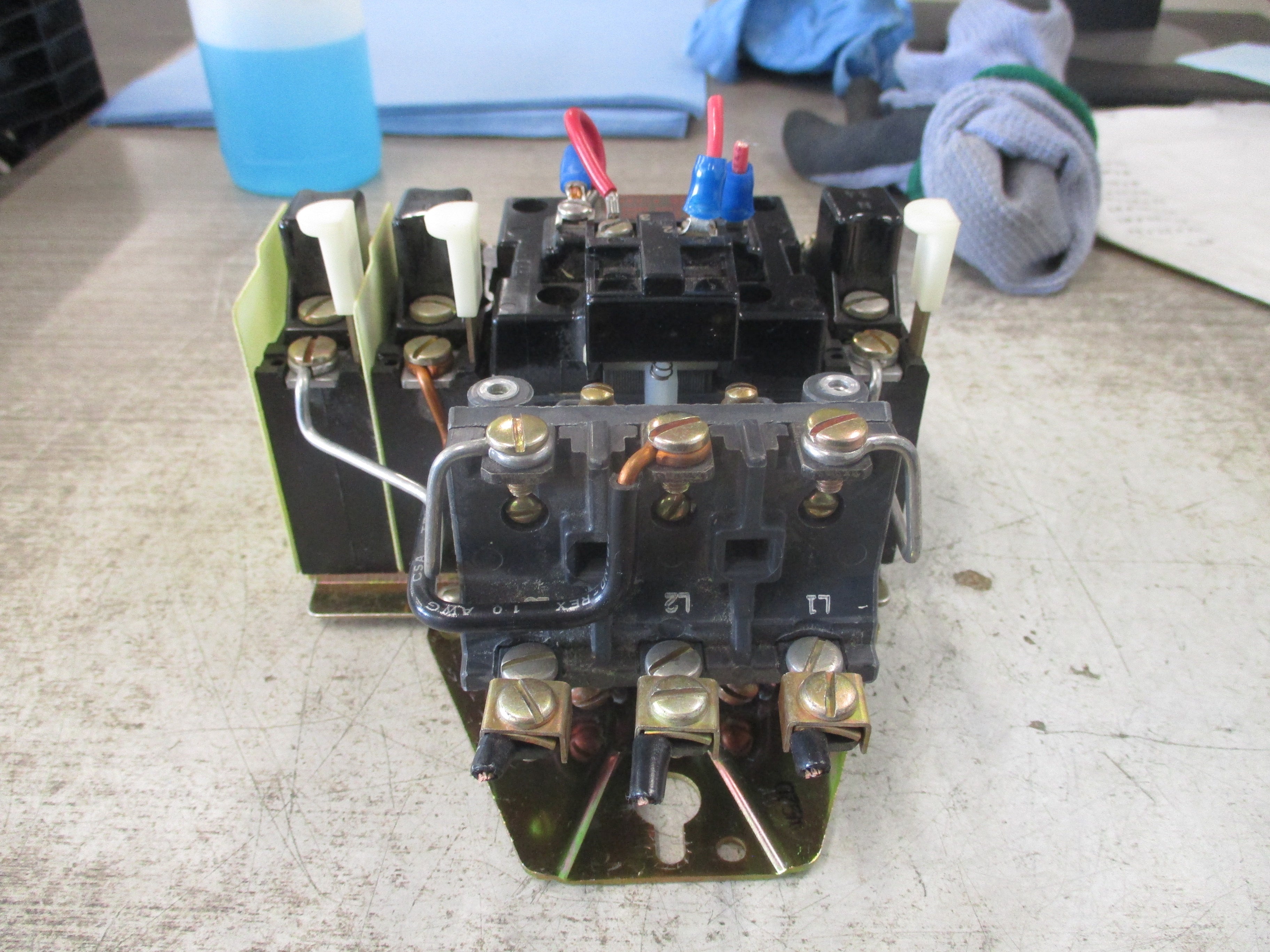 Allen-Bradley Size 1 Starter 709-BOB103 Ser. K 120V Coil Used