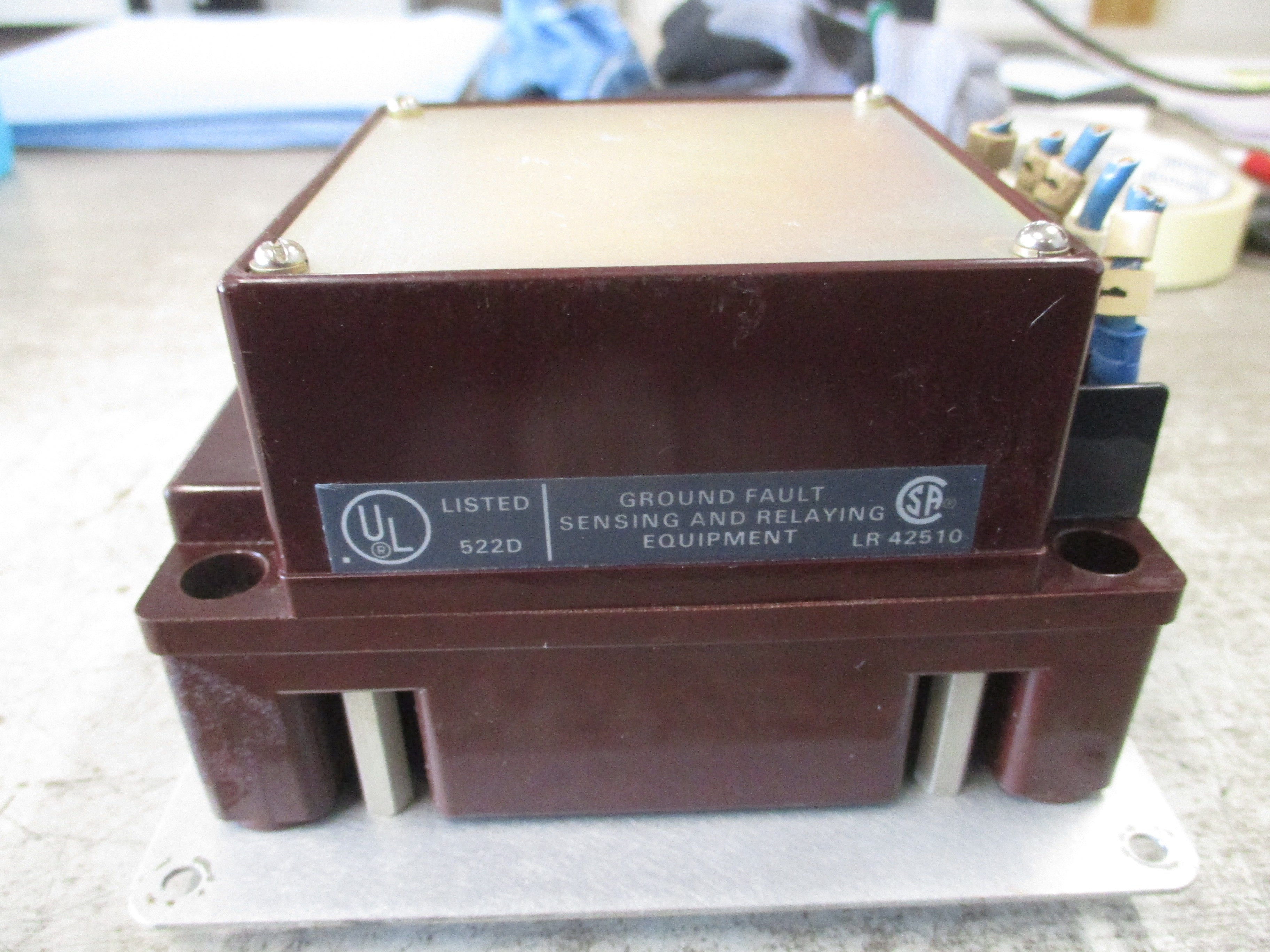 BBC Ground Shield Ground Fault Monitor 202T3010UL 120VAC 60Hz 125VDC