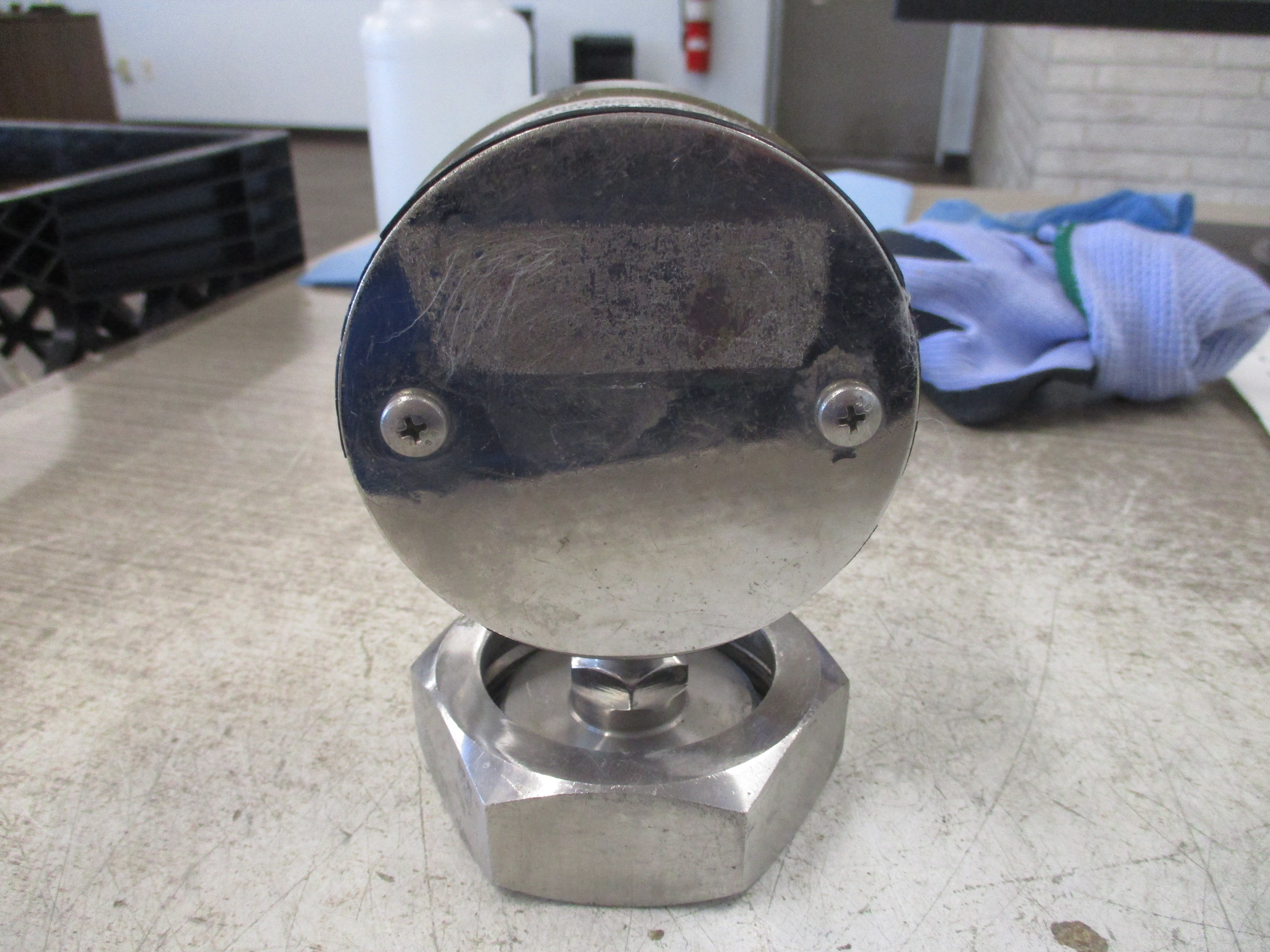 Anderson Type S Stainless Steel Pressure Gauge 37-00 Range: 0-160PSI Used