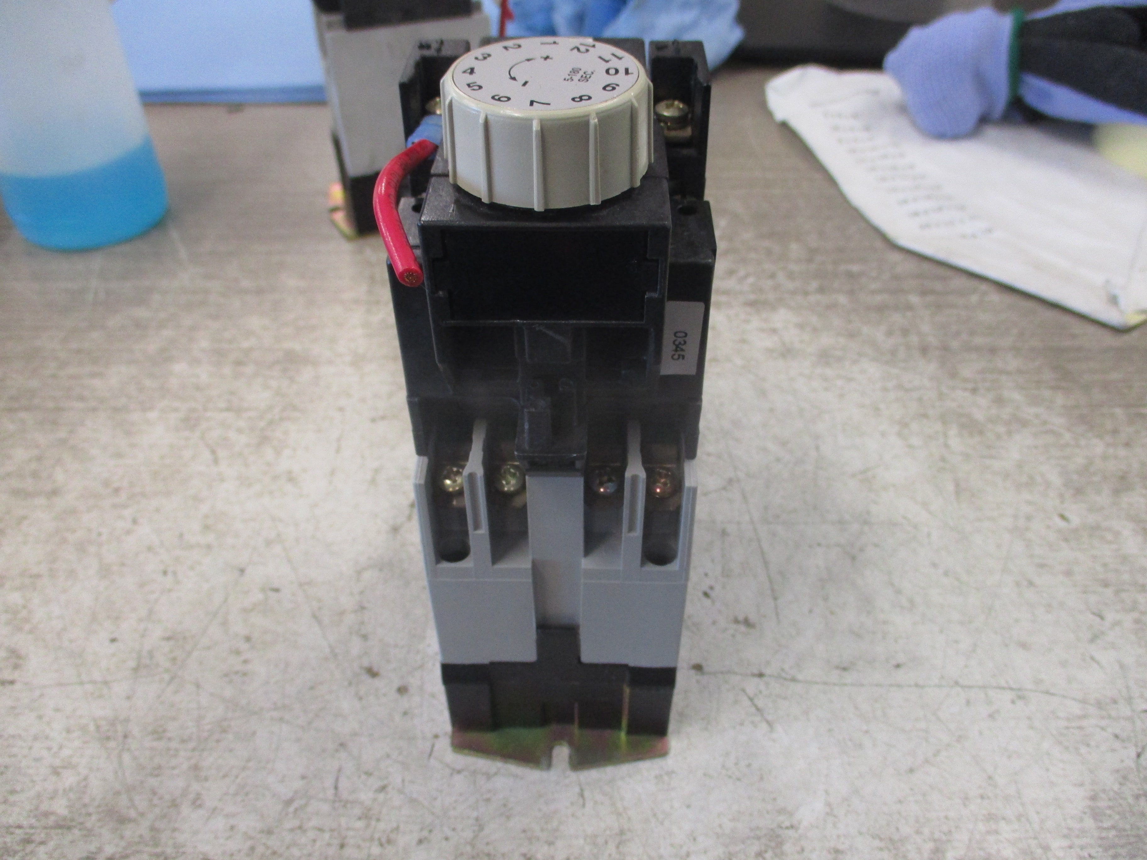 Square D Timing Relay 8501XTD2 Ser. A Range: 5-180 sec 120V Coil Used