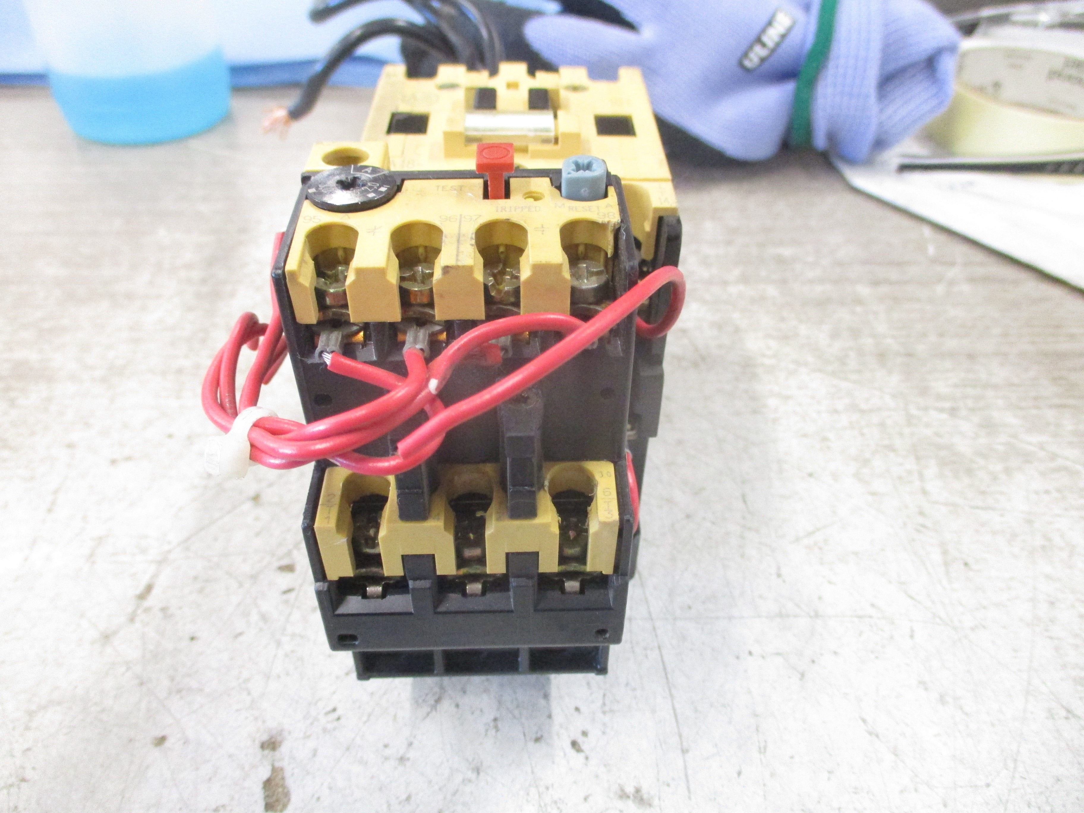 Allen-Bradley Starter 100-A18ND3 / 193-BSB30 120V Coil Trip: 2-3A Used