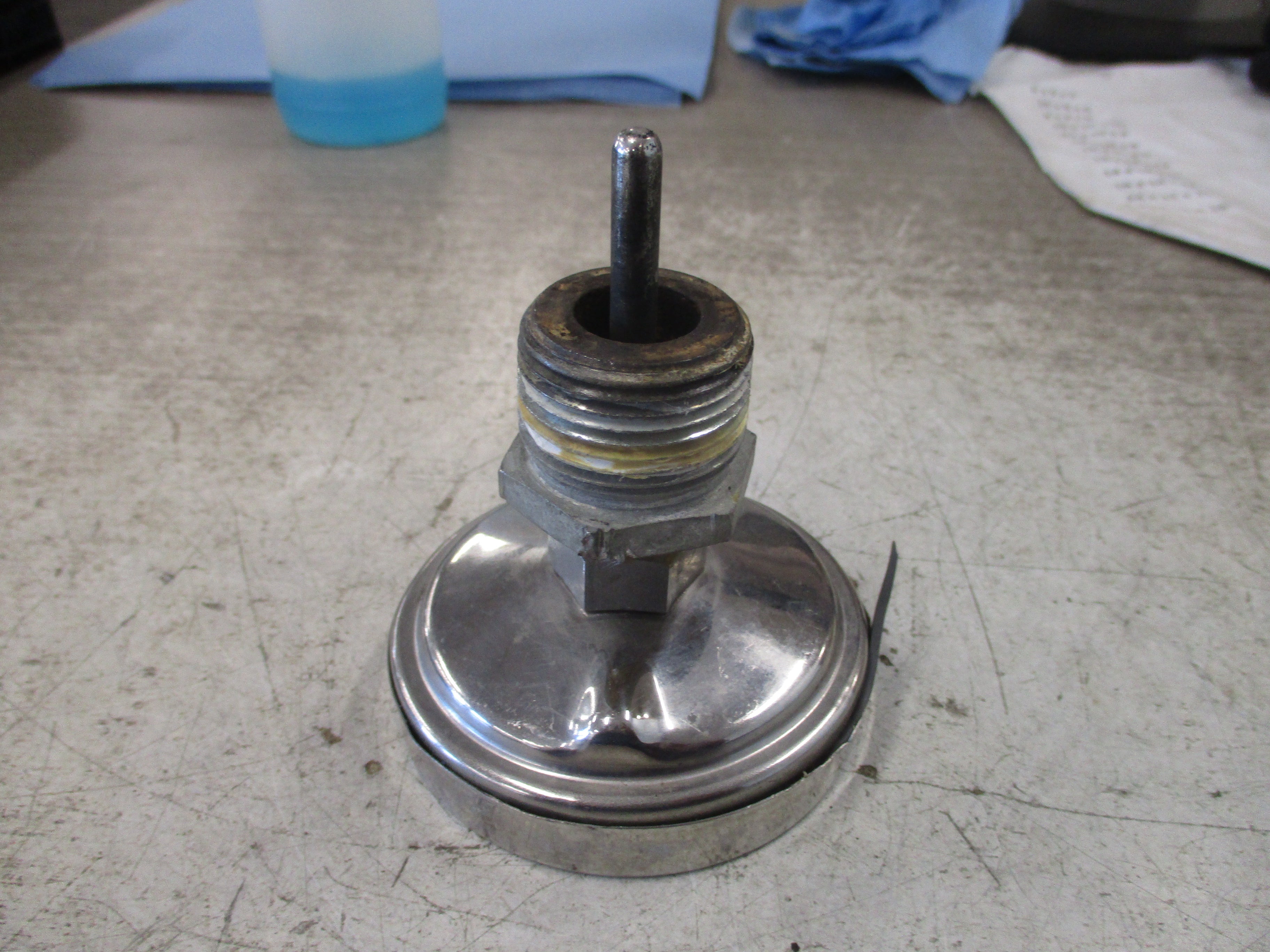 Germanow-Simon Tel-Tru Thermometer Range: 50-300°F Used