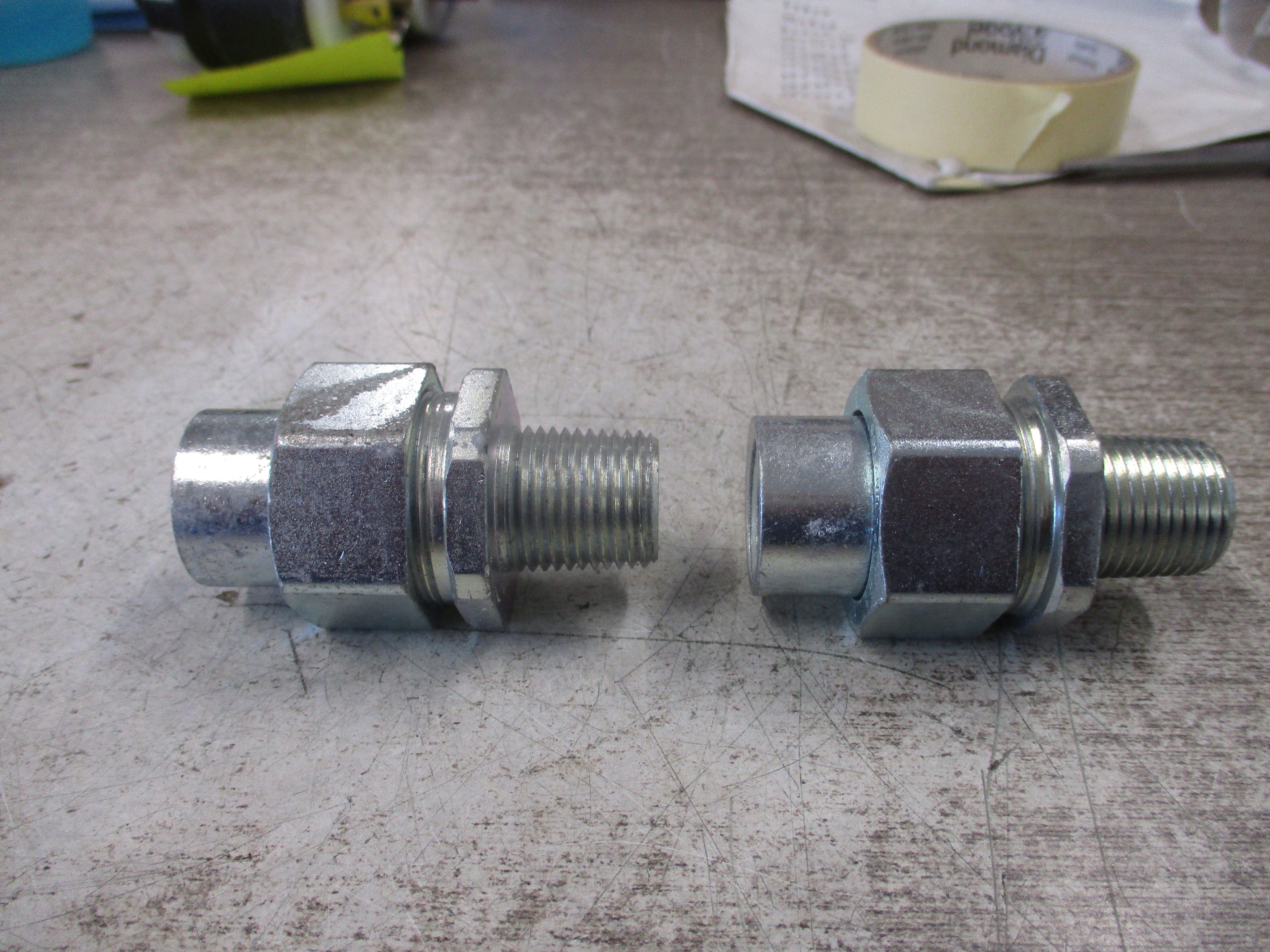 Crouse-Hinds Union UNF-UNY 105 1/2" *Lot of 2* Used