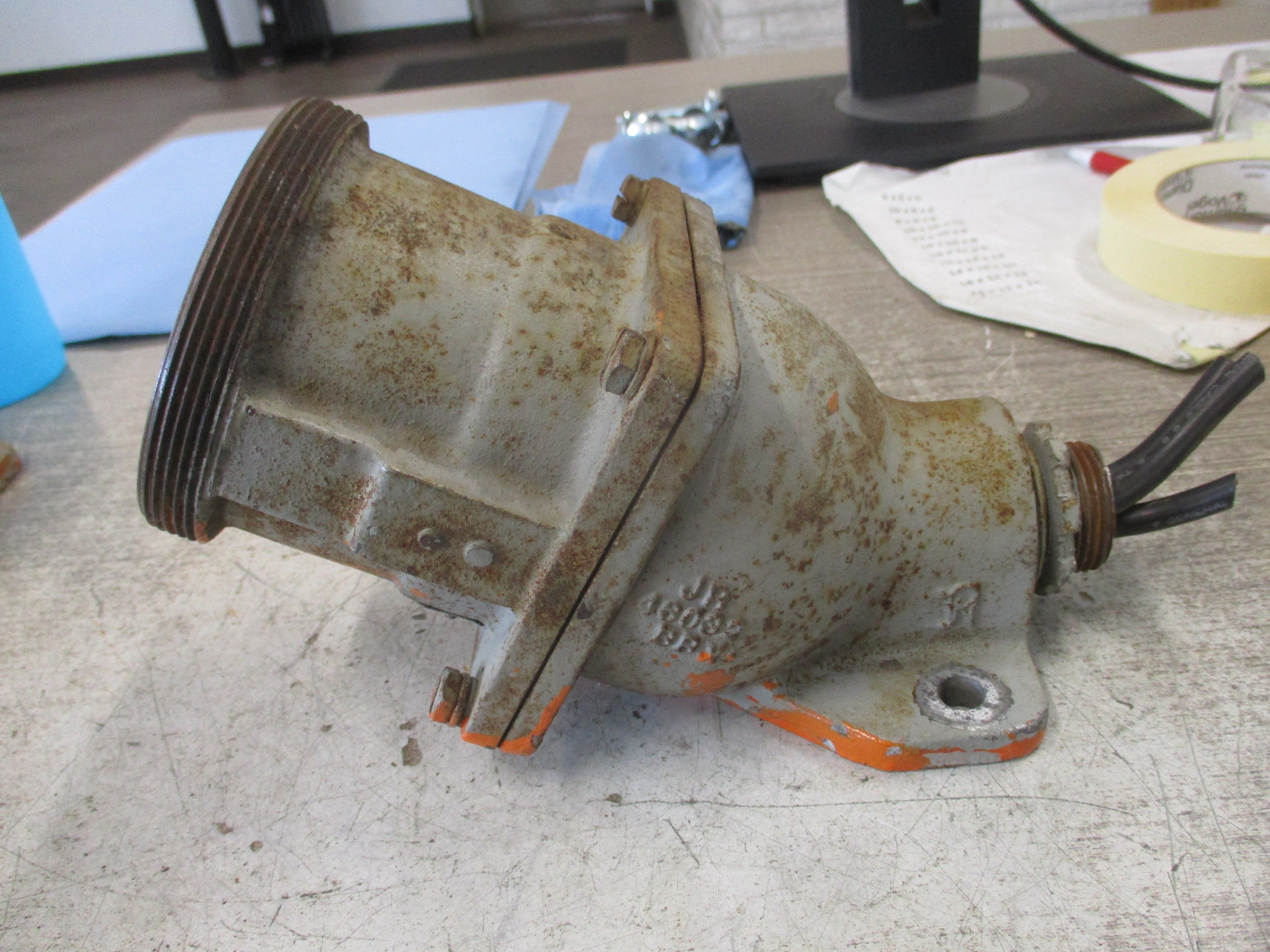 Pyle-National QuelArc Receptacle w/ Base JREBB-46046 60A 600V *No Cover* Used