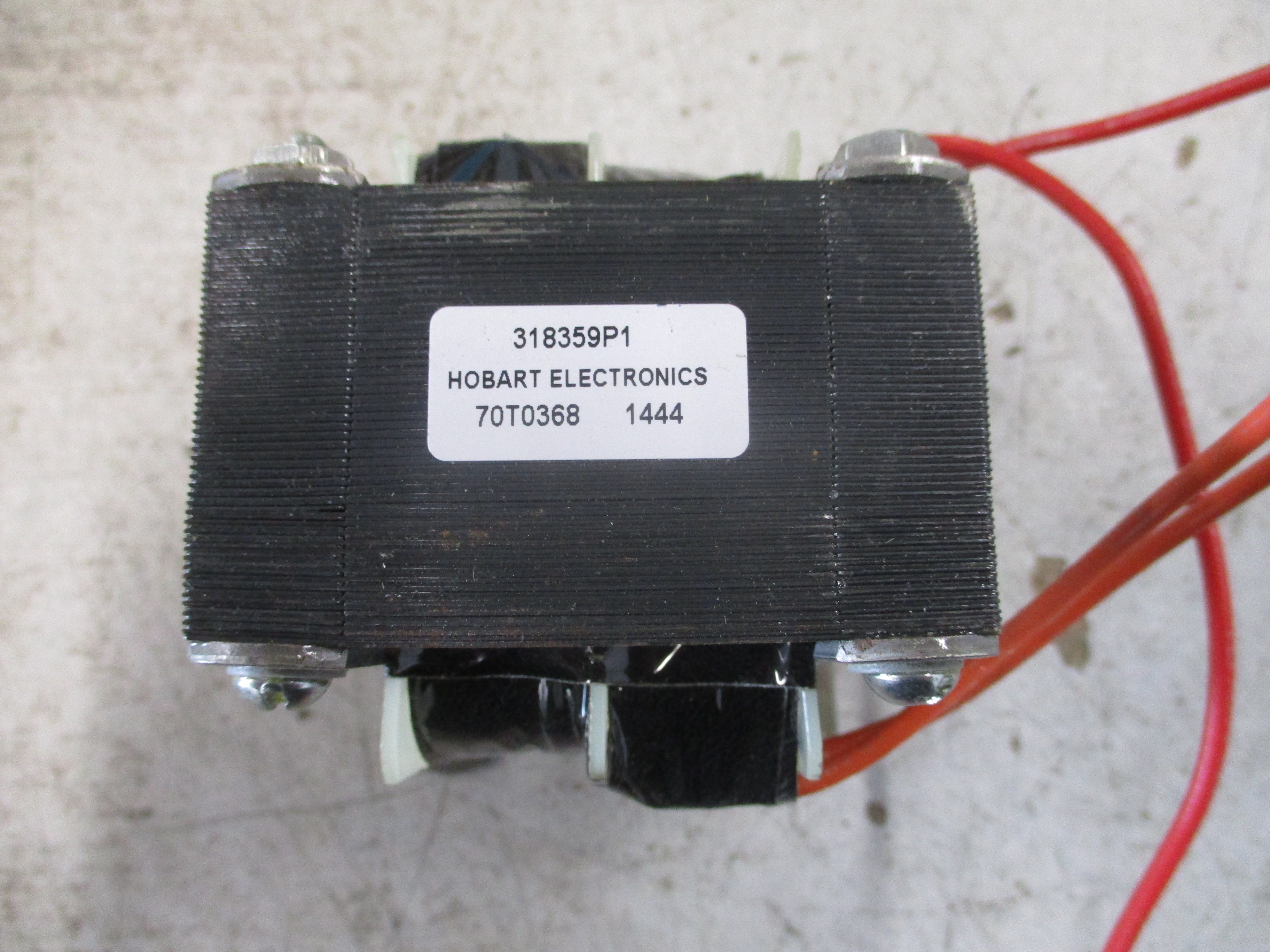 Hobart Transformer 318359P1 100VA Pri: 24V Sec: 22V 50/60Hz Used