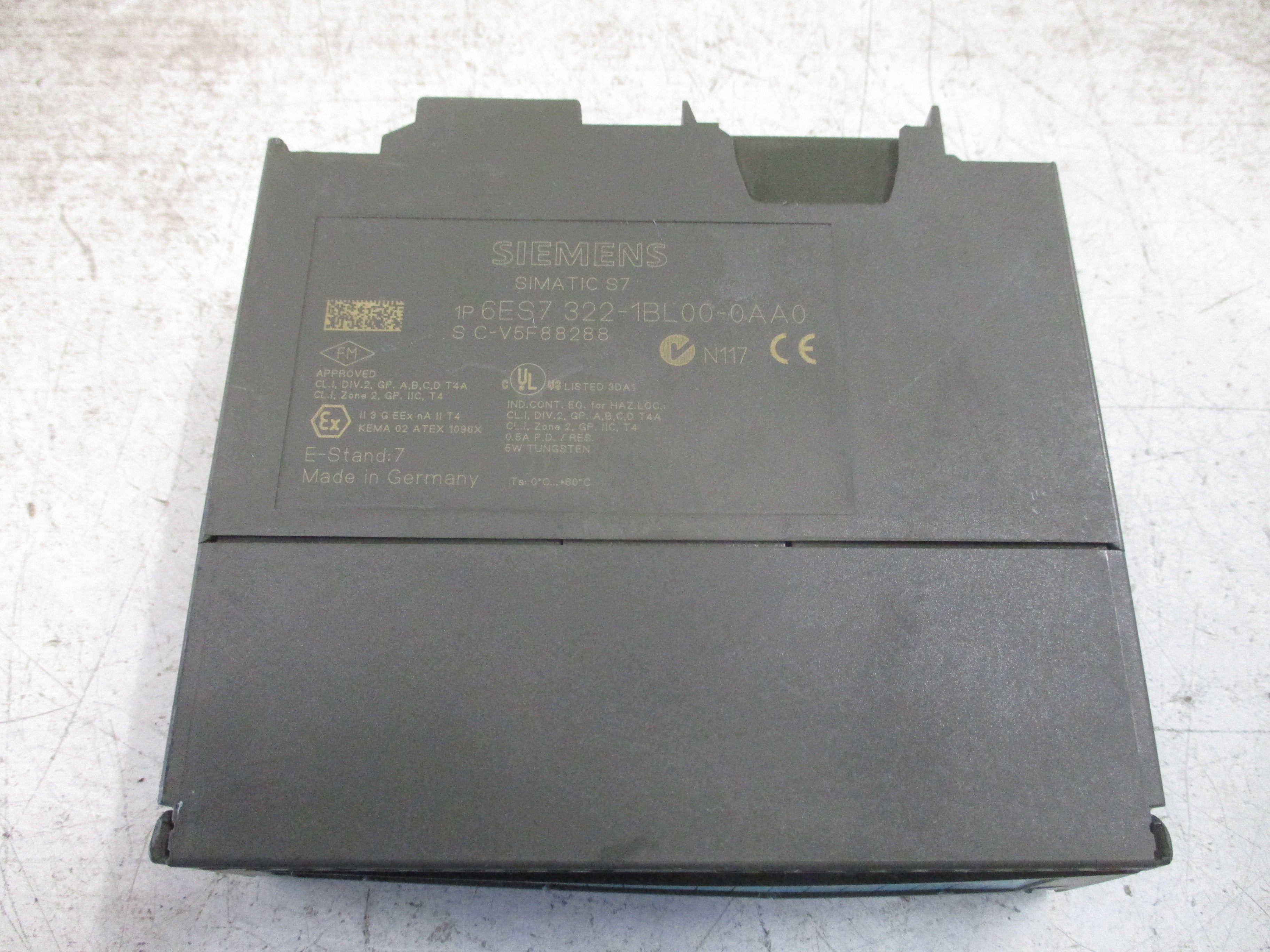 Siemens Simatic S7 Digital Output Module 6ES7 322-1BL00-0AA0 E-Stand: 7 Used