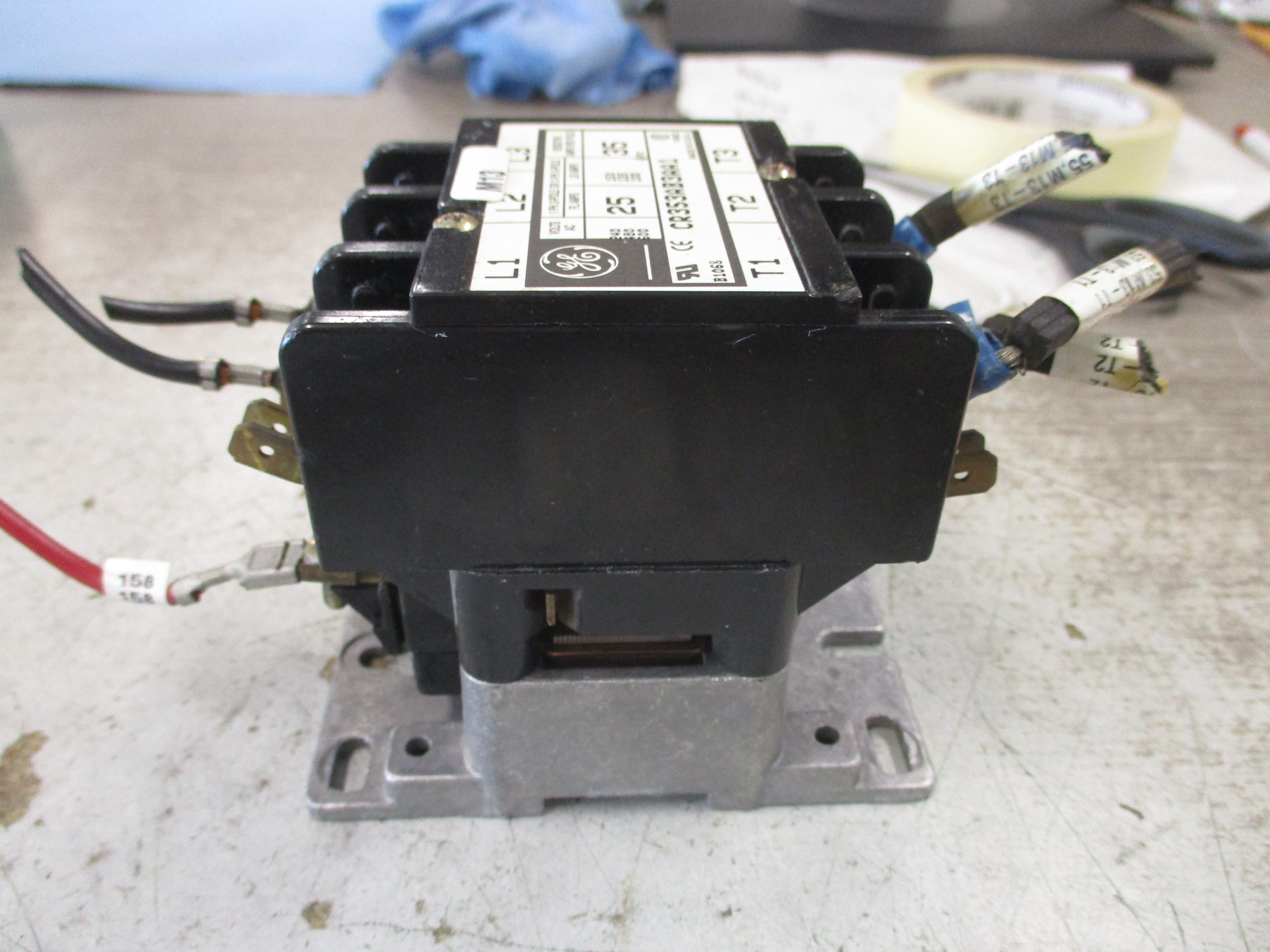 GE Contactor CR353AB3AA1 120V Coil 25A 600V Used