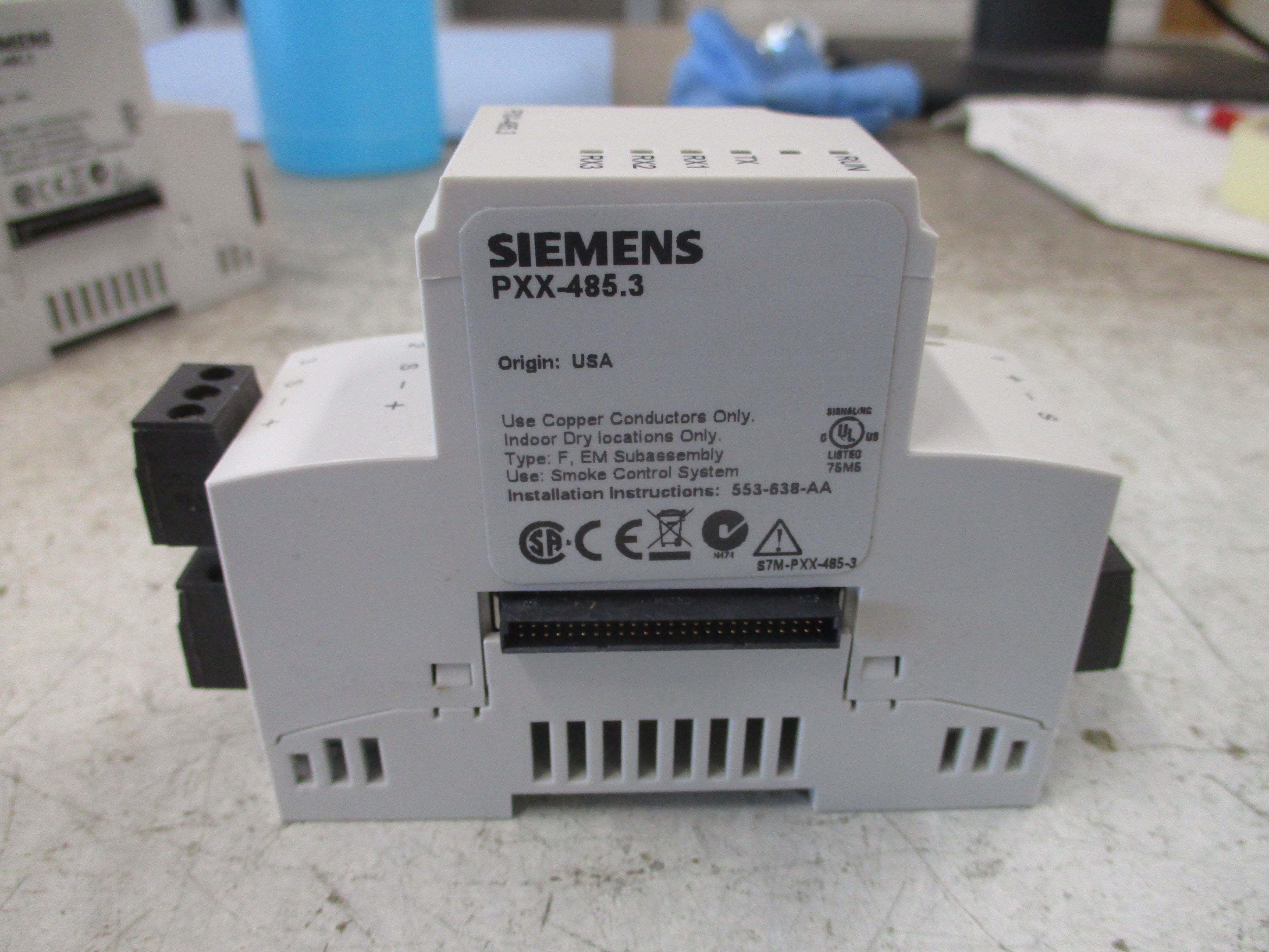 Siemens TX-I/O Expansion Module PXX-485.3 Used