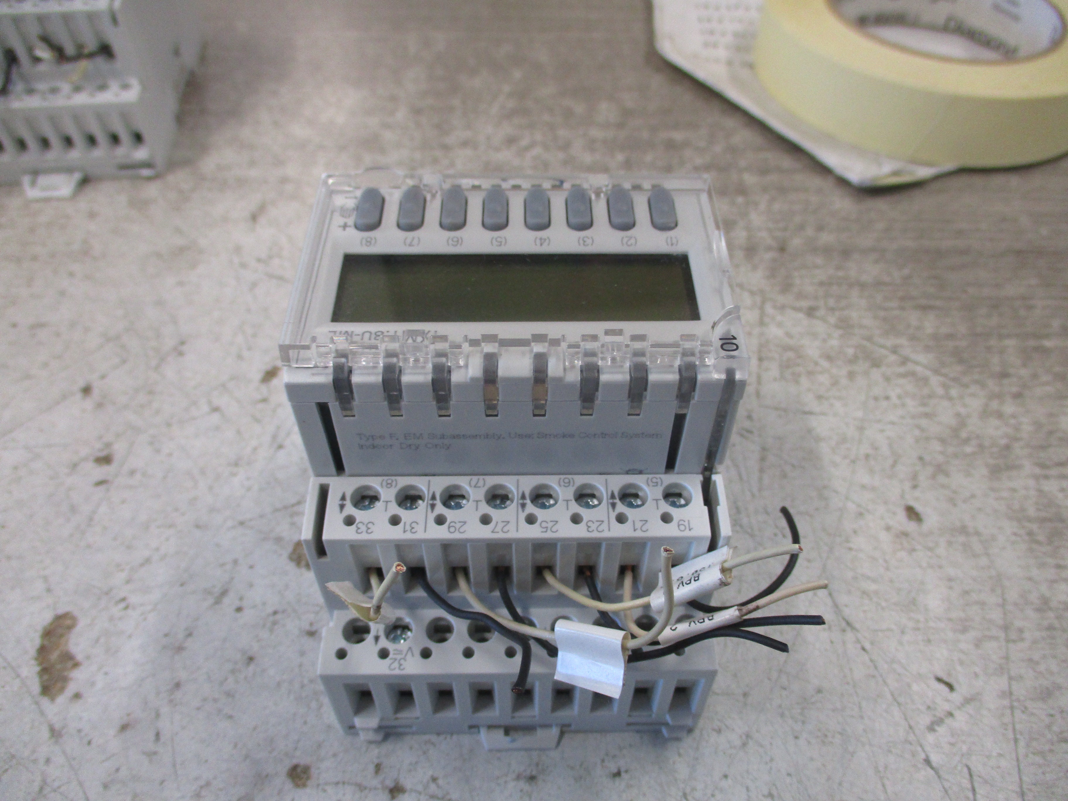 Siemens TX-I/O Universal Module TXM1.8U-ML 8-PT Local Override LCD Display Used