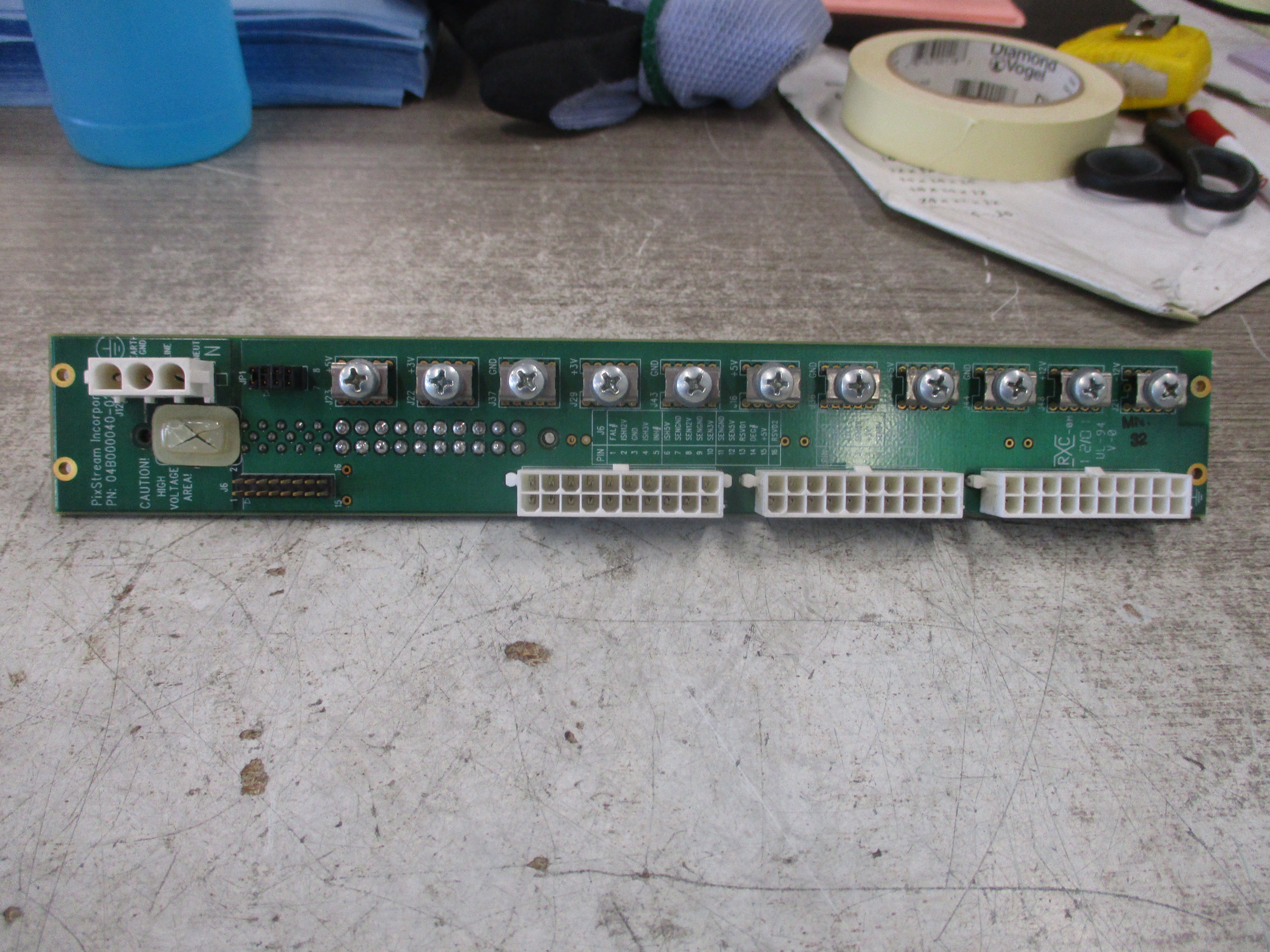 PixStream Backplane 04B000040-02 Used