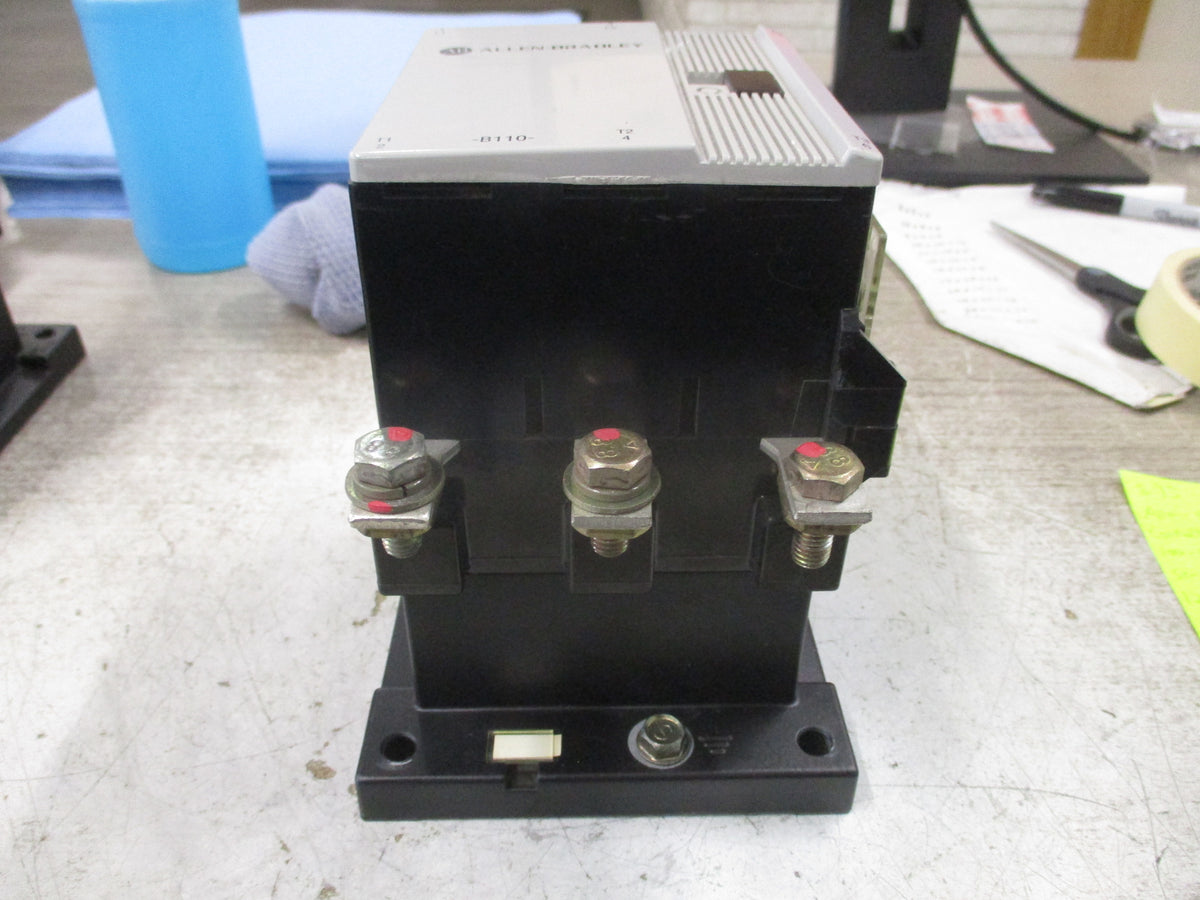 Allen-Bradley Contactor 100-B110N*3 Ser. B 120V Coil 110A 600V (1) Aux Contact