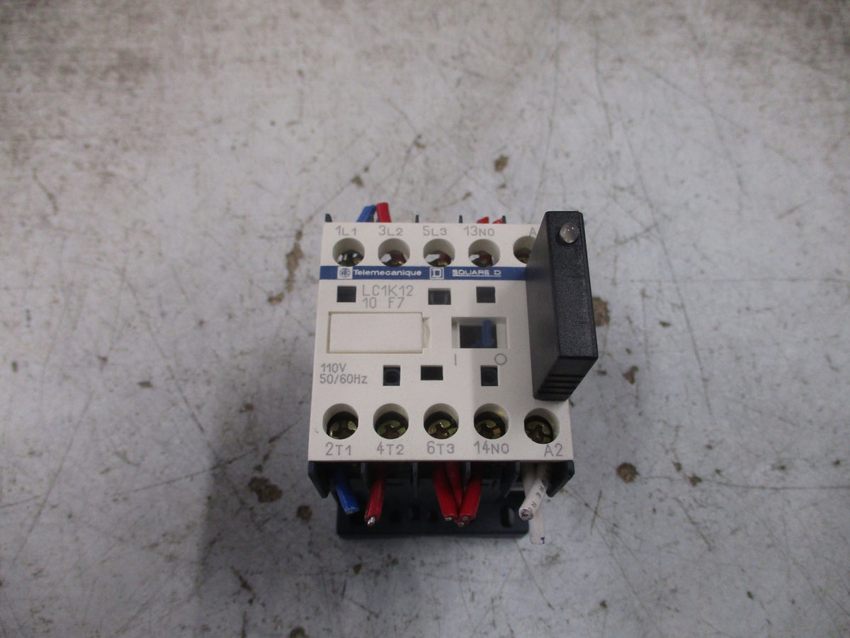 Telemecanique Contactor LC1K12 10F7 110 V Coil 20 A 600 V Used