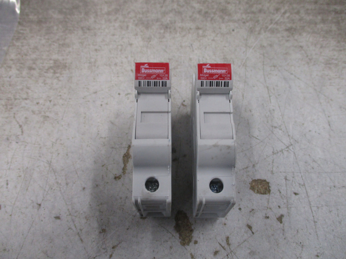 Cooper Bussmann Fuseholder CHM1 30A 600V 1P * Lot of 2 * Used