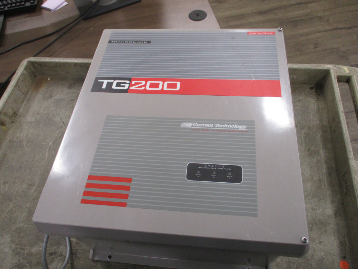 Current Technology TransGuard Surge Suppressor TG200-480-3DG 480V 50/60Hz Used
