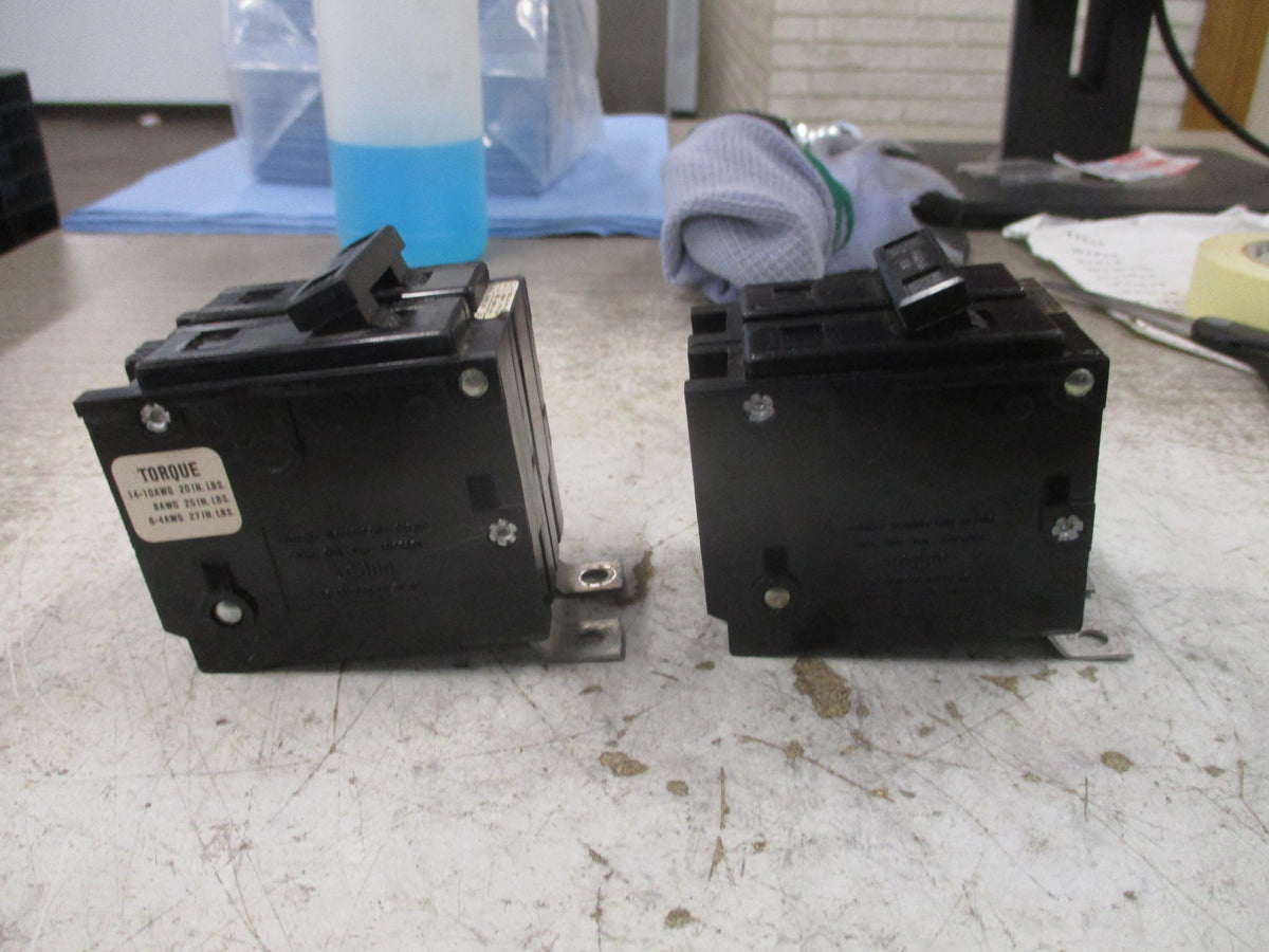Westinghouse Type BA Bolt-On Circuit Breaker BA250 50A 240V 2P *Lot of 2* Used