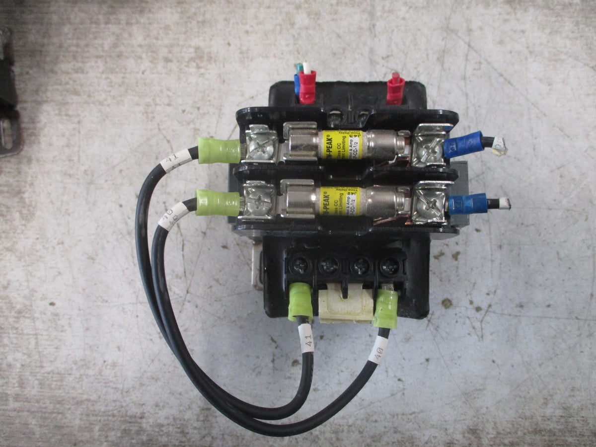 GE Control Transformer 9T58K0044 0.100KVA Pri: 240/480V Sec: 120V 60Hz 1Ph Used