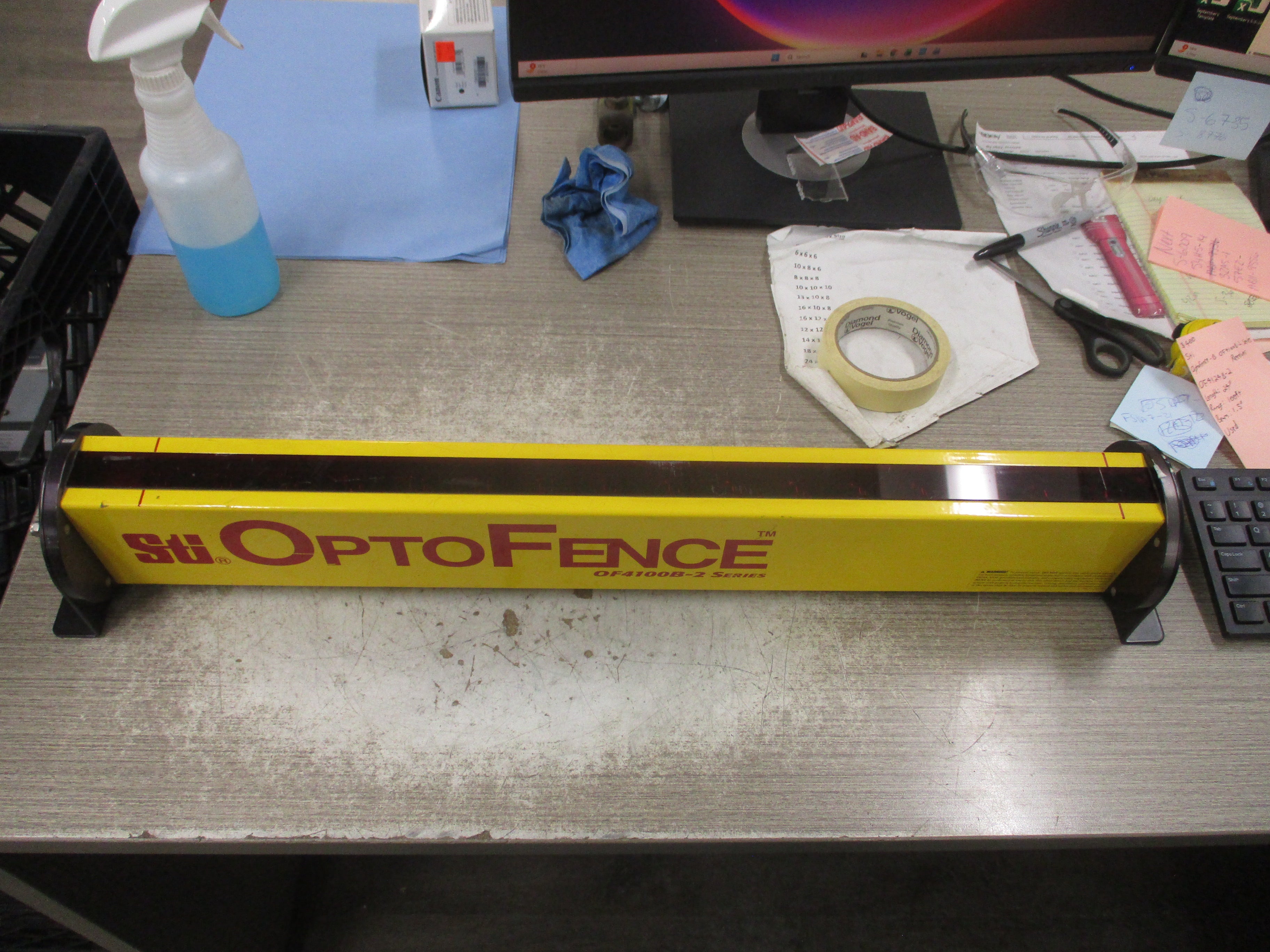 Sti Optofence-B OF4100B-2 Series Receiver OF4124B-2 Length: 24" Used