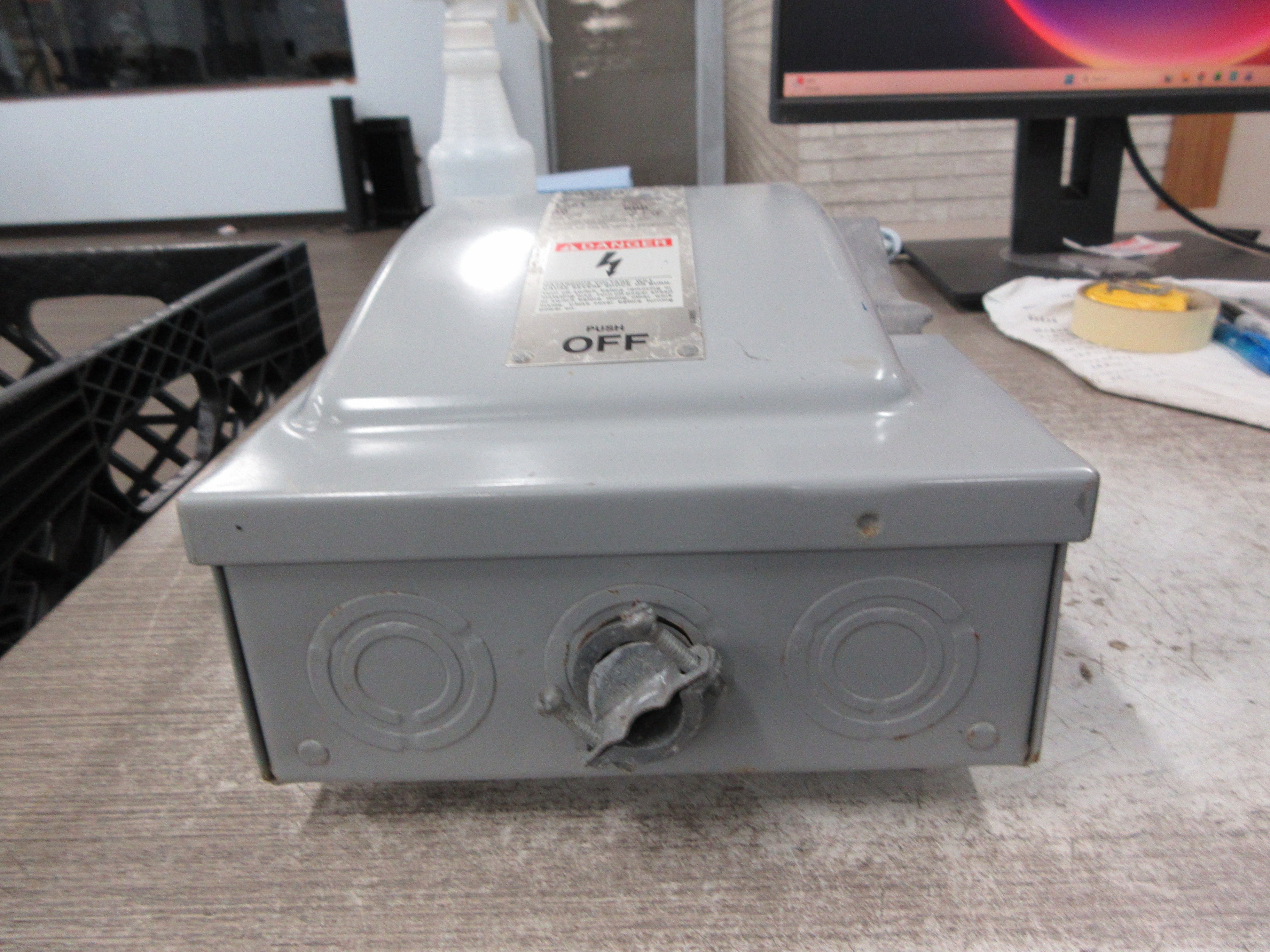 ITE Fusible Safety Switch/Disconnect F351 30A 600V 3Ph Used