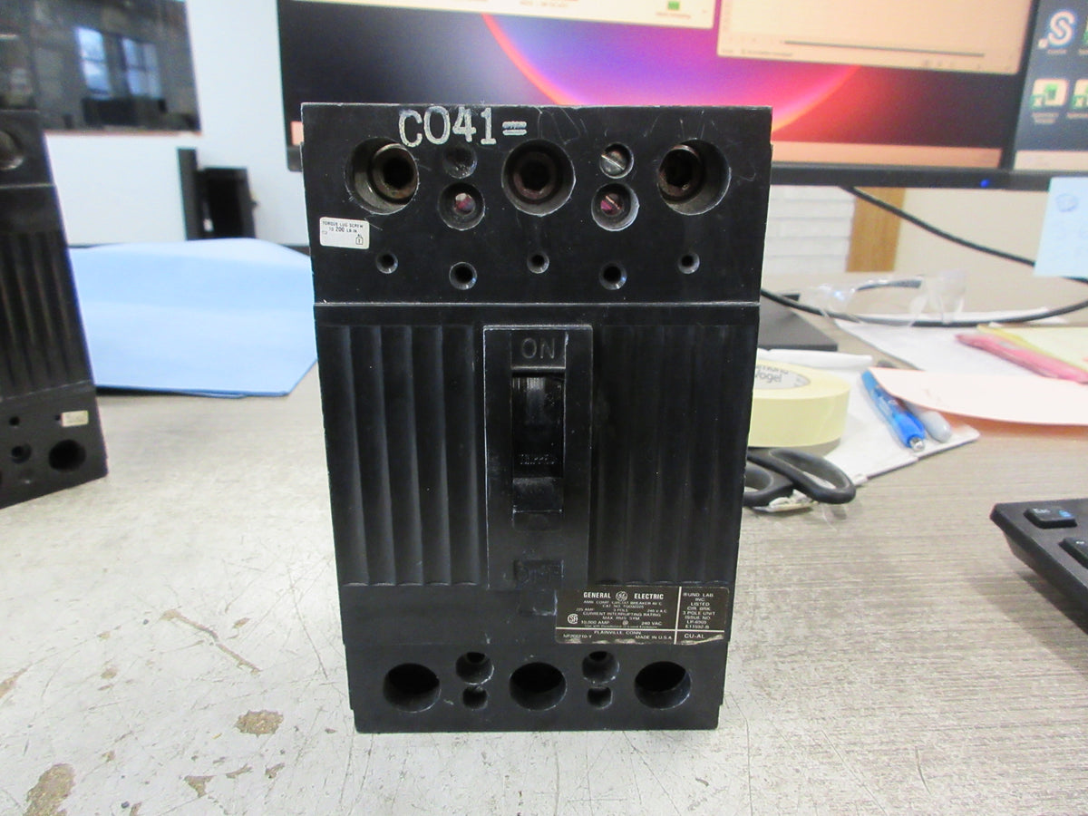 GE Circuit Breaker TQD32225 225A 240V 3P Used