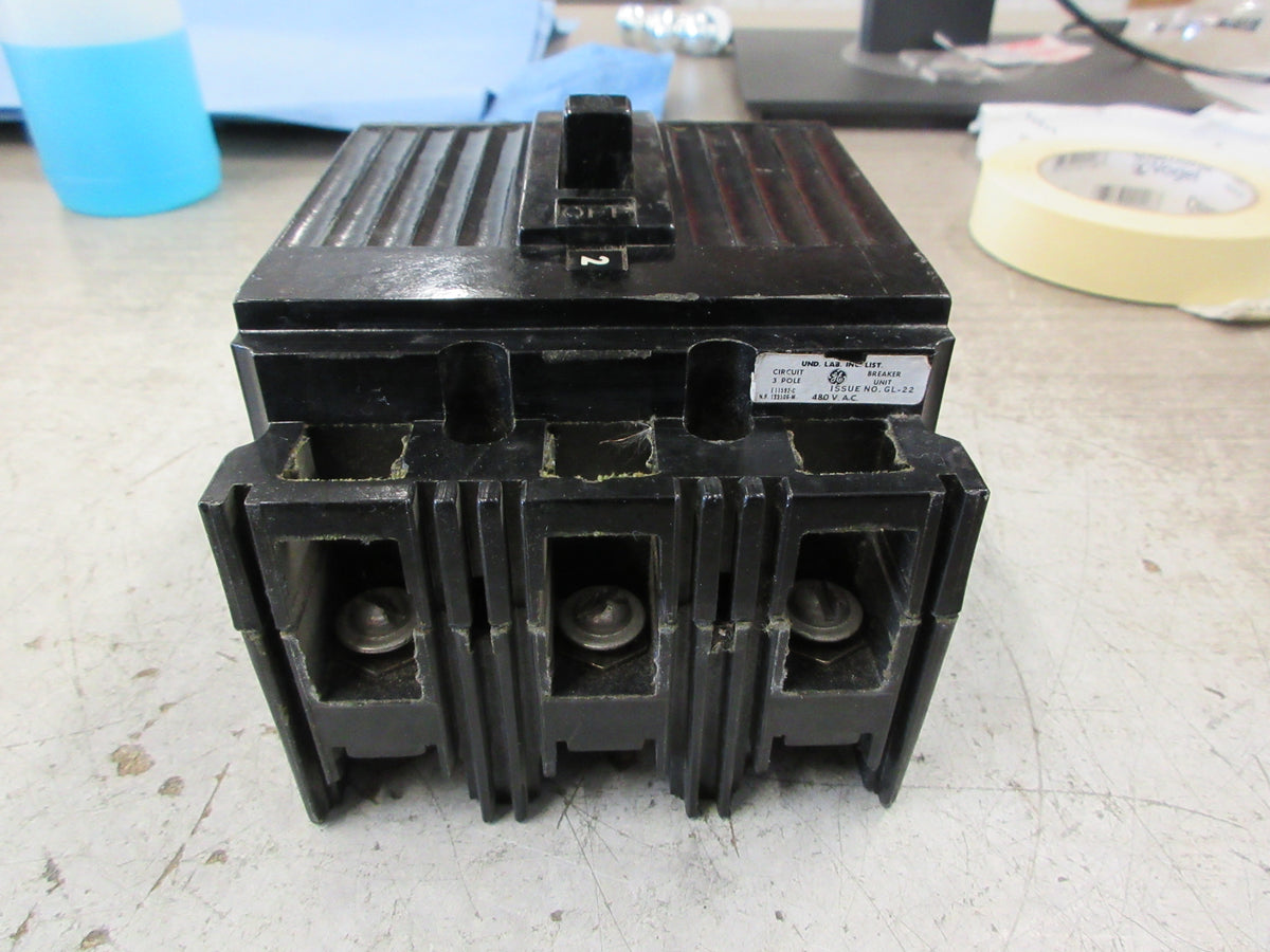 GE Circuit Breaker TEF134030 30A 480V 3P Used