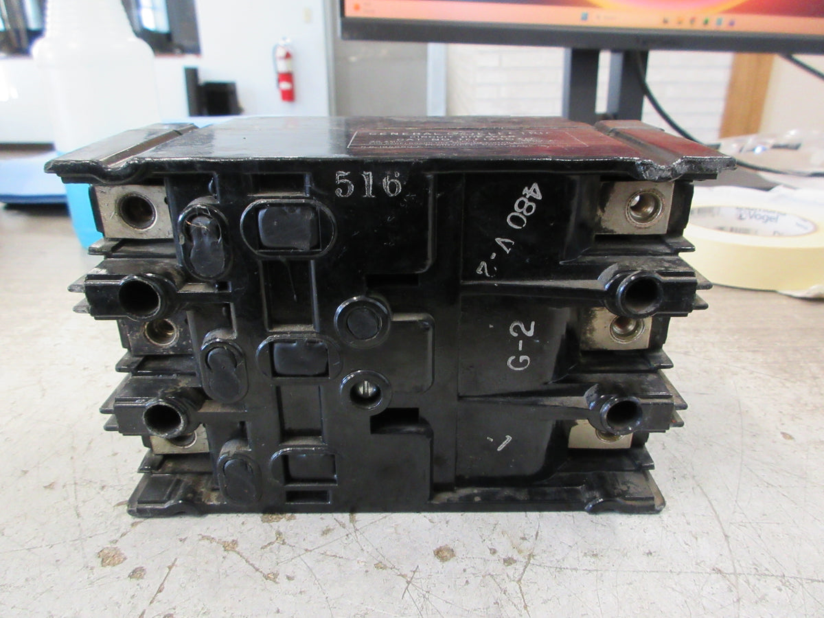 GE Circuit Breaker TEF134030 30A 480V 3P Used
