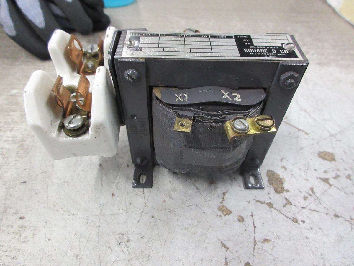 Square D Transformer 9070 AA0-50 50VA Pri: 220/440V Sec: 110V 50-60Hz Used