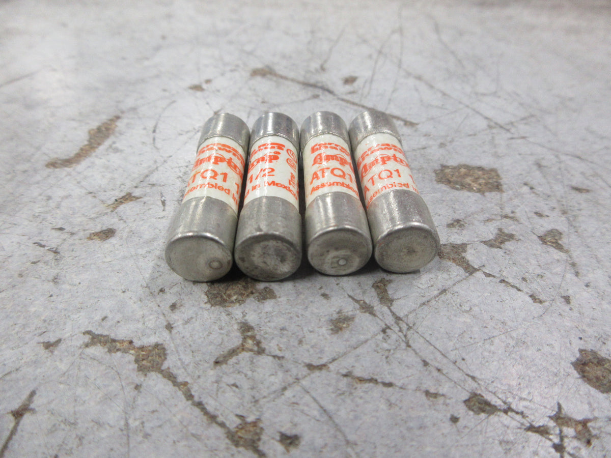 Gould/Ferraz Shawmut Amp-Trap Fuse ATQ1-1/2 1 1/2A 500V *Lot of 4* Used