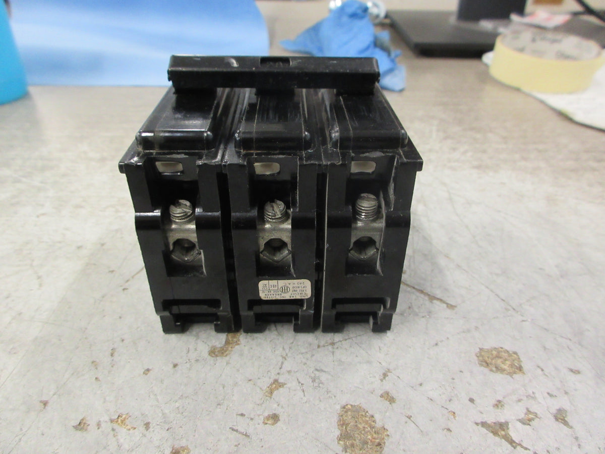 ITE Clip-On Circuit Breaker QP3-B020 20A 240V 3P Used