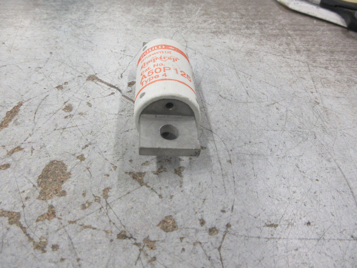 Gould Shawmut Amp-Trap Fuse A50P125 125A 500V Used