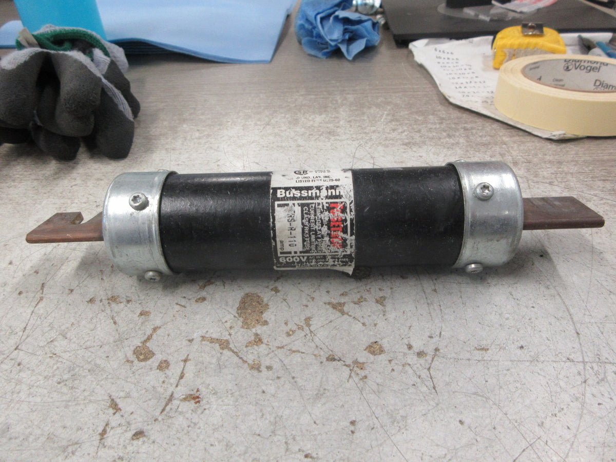 Bussmann Fusetron Fuse FRS-R-110 110A 600V Used