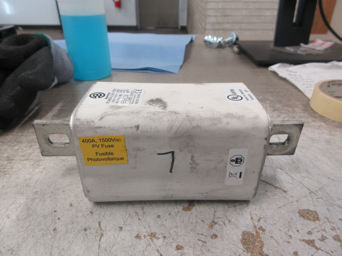 Bussmann Fuse PV-400A-3L-BU-15BU 400A 1500VDC Used