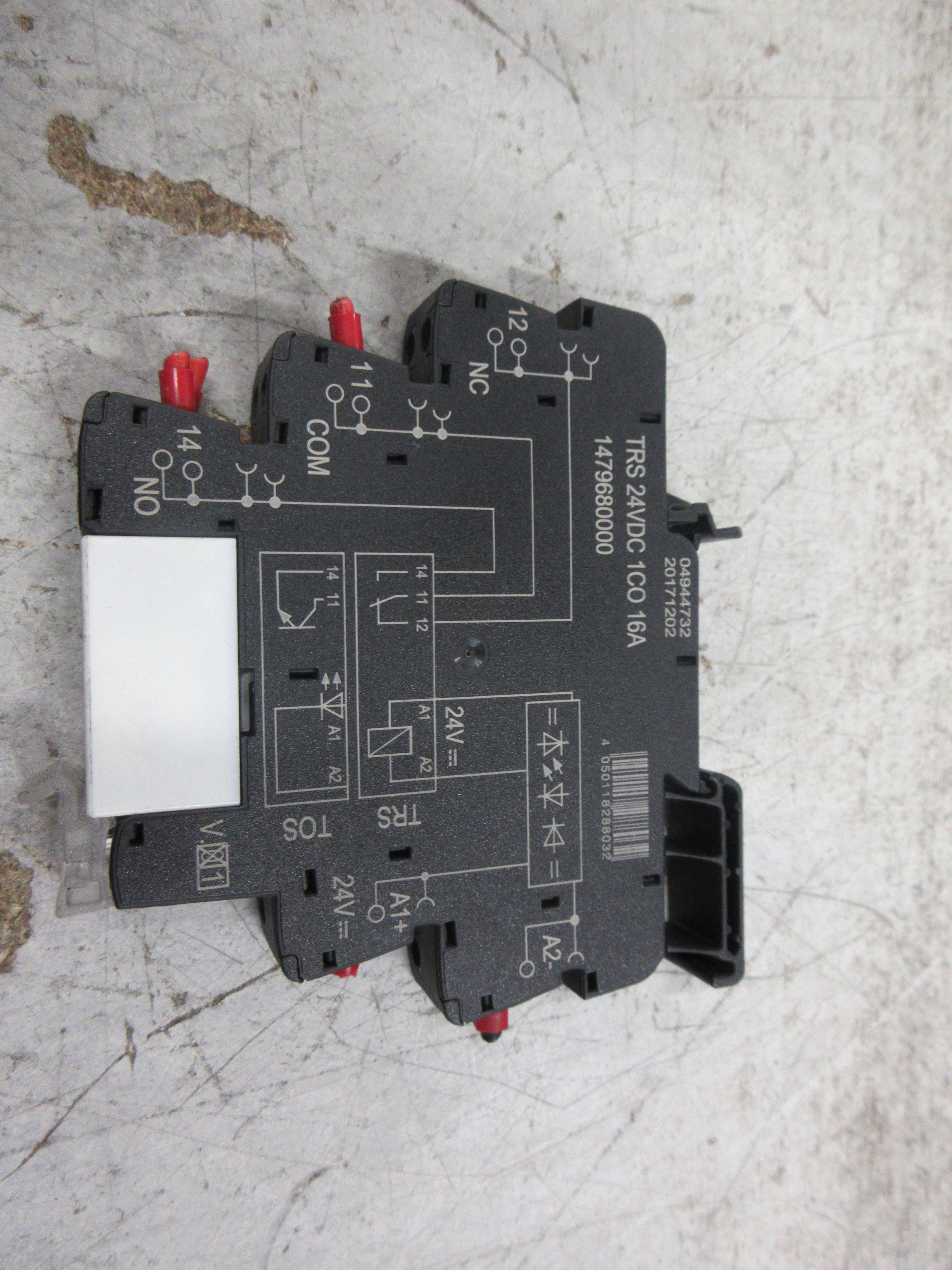 Weidmuller RCL314024W Relay 1984040000 24VDC W/Base Used