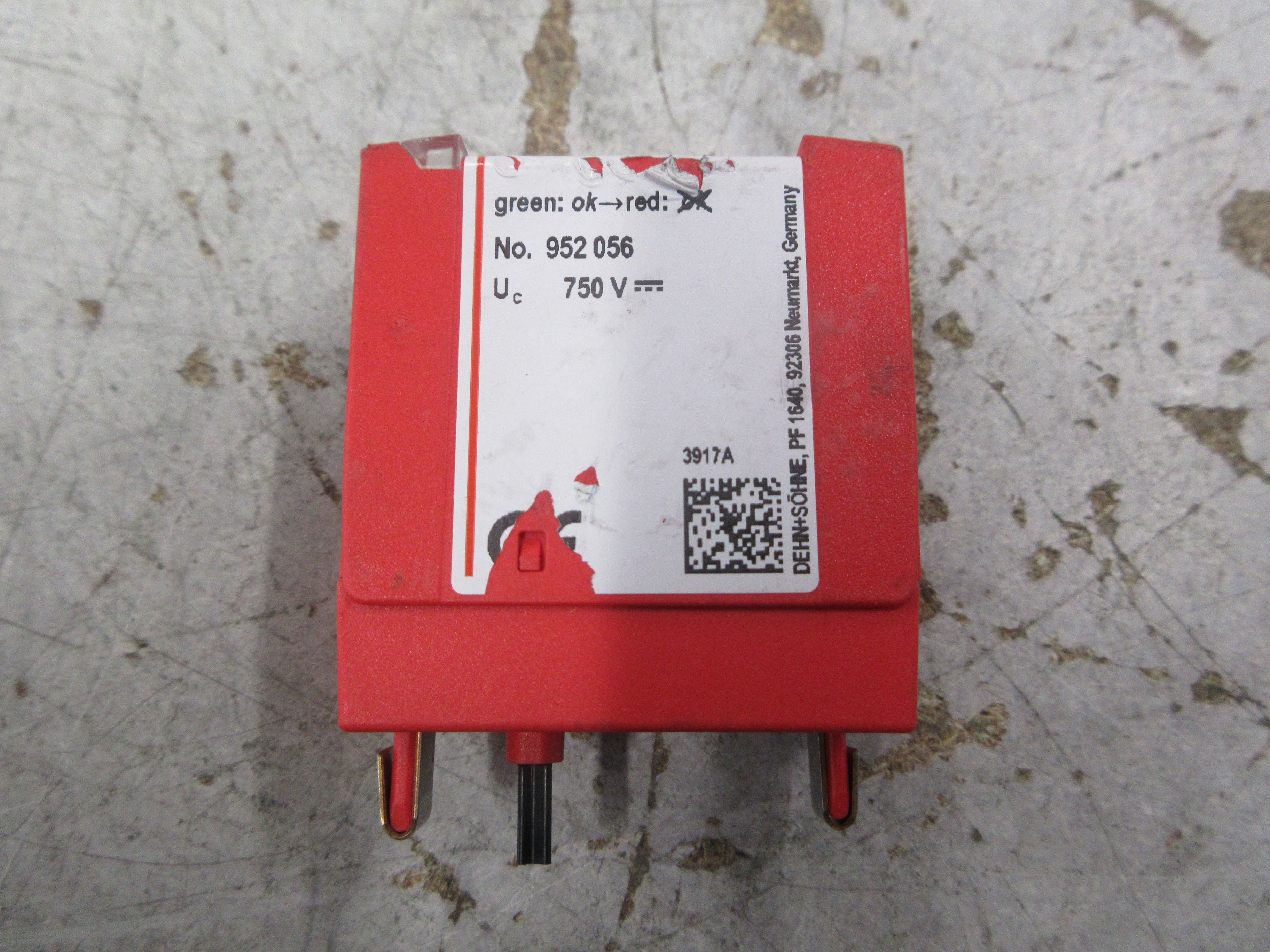 Dehn DEHNguard DG MOD E PV SCI 750 Surge Suppressor Module 952 056 750VDC Used