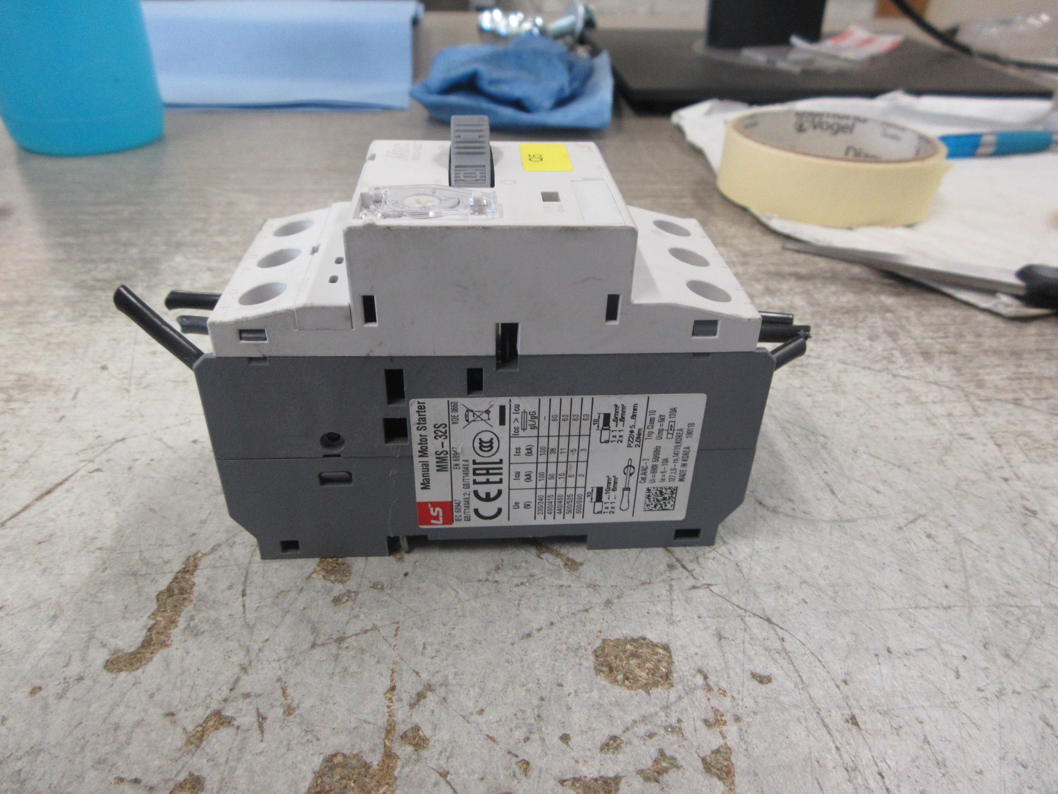 LS Meta MEC Manual Starter MMS-32S Trip: 6-10A Used