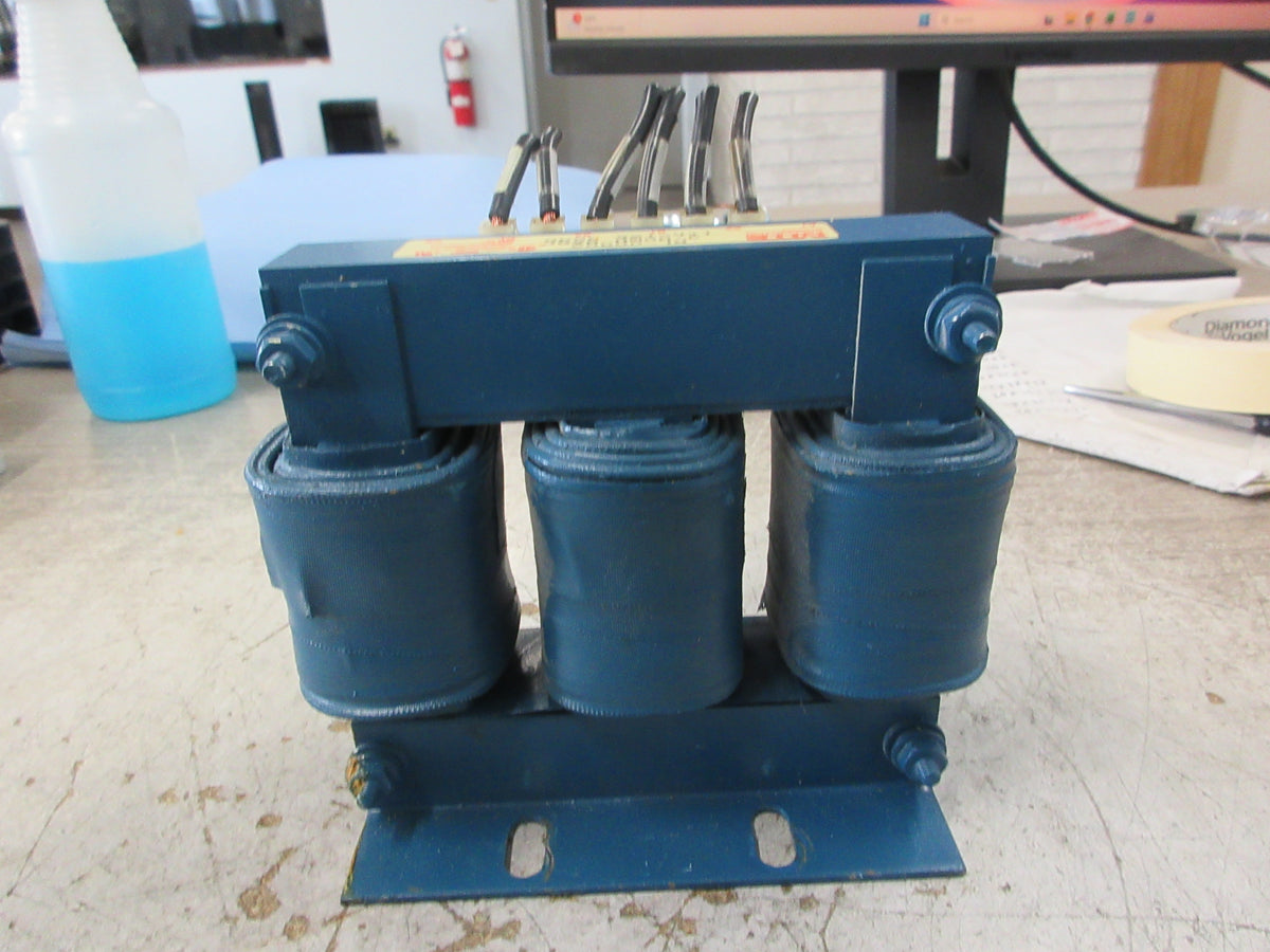 MTE 3Ph Line Reactor RL-00802 3.00mH 8A 600V 50/60Hz Used
