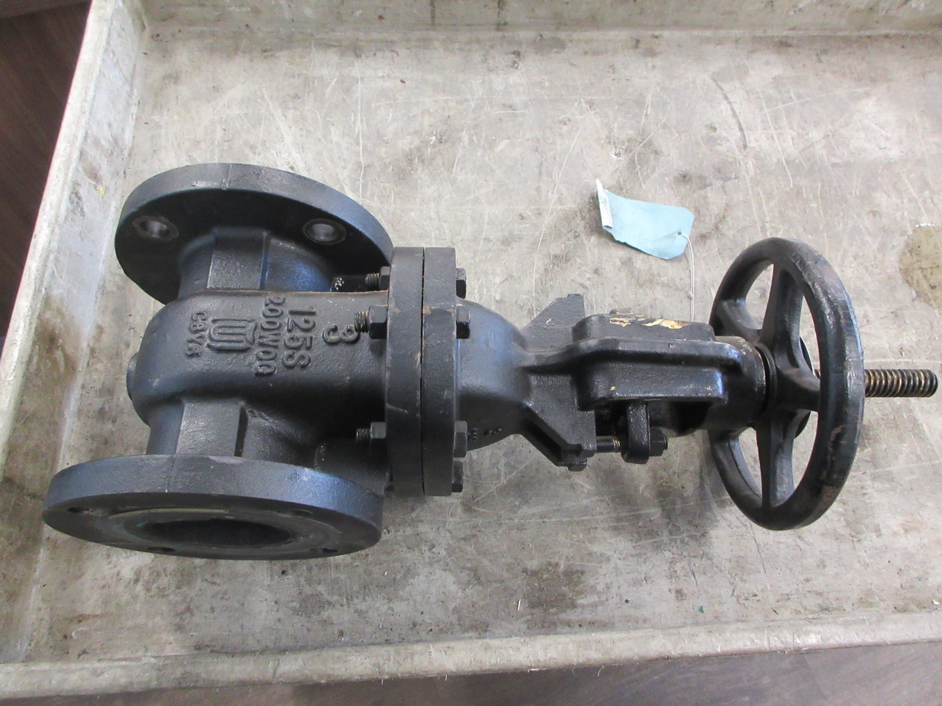 Milvaco IBBM Gate Valve 2885M Size: 3" 125S 200WOG Used