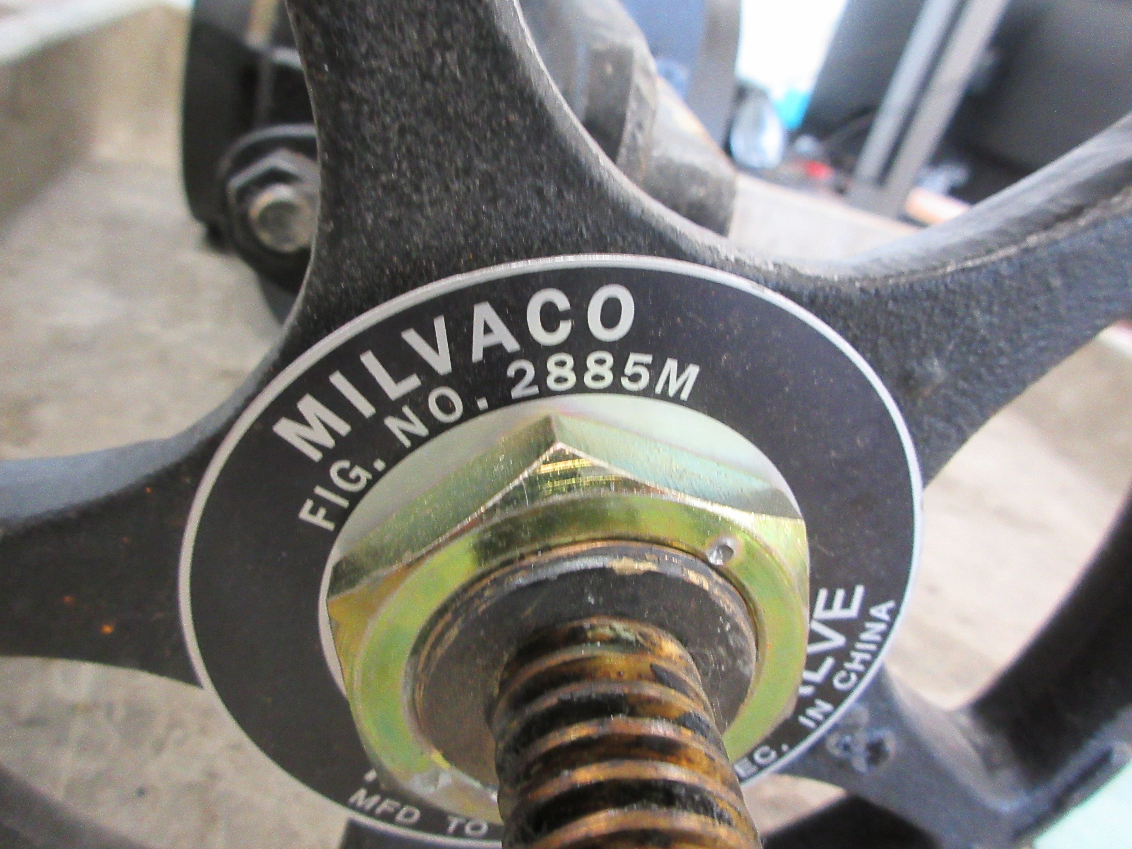 Milvaco IBBM Gate Valve 2885M Size: 3" 125S 200WOG Used