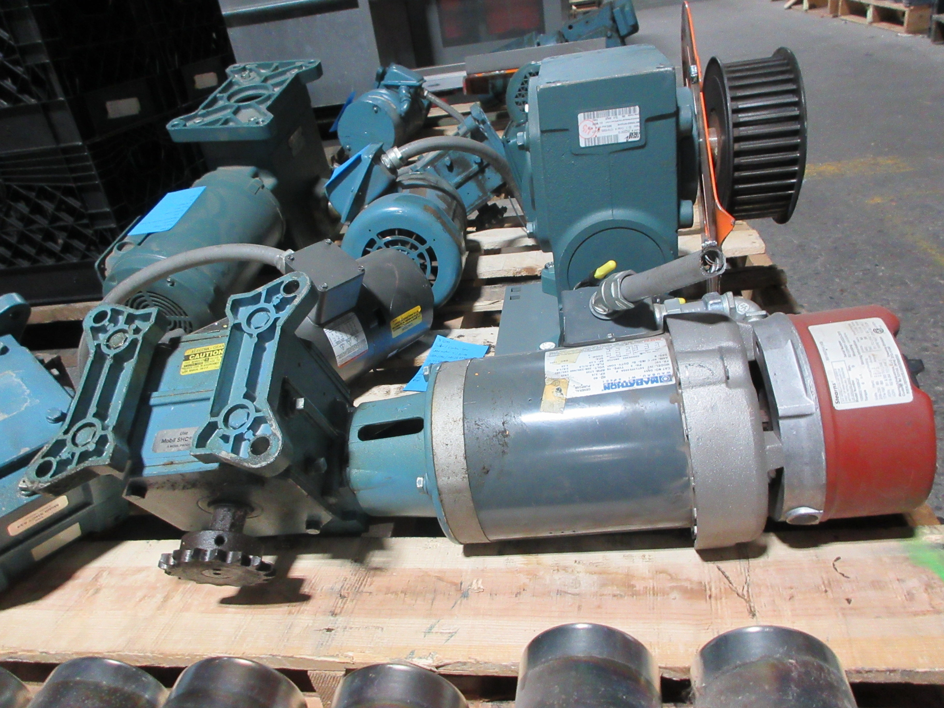Marathon / Electra-Gear Gearmotor W/Brake D454 / ABC26C1430NW/FX 3/4HP Used