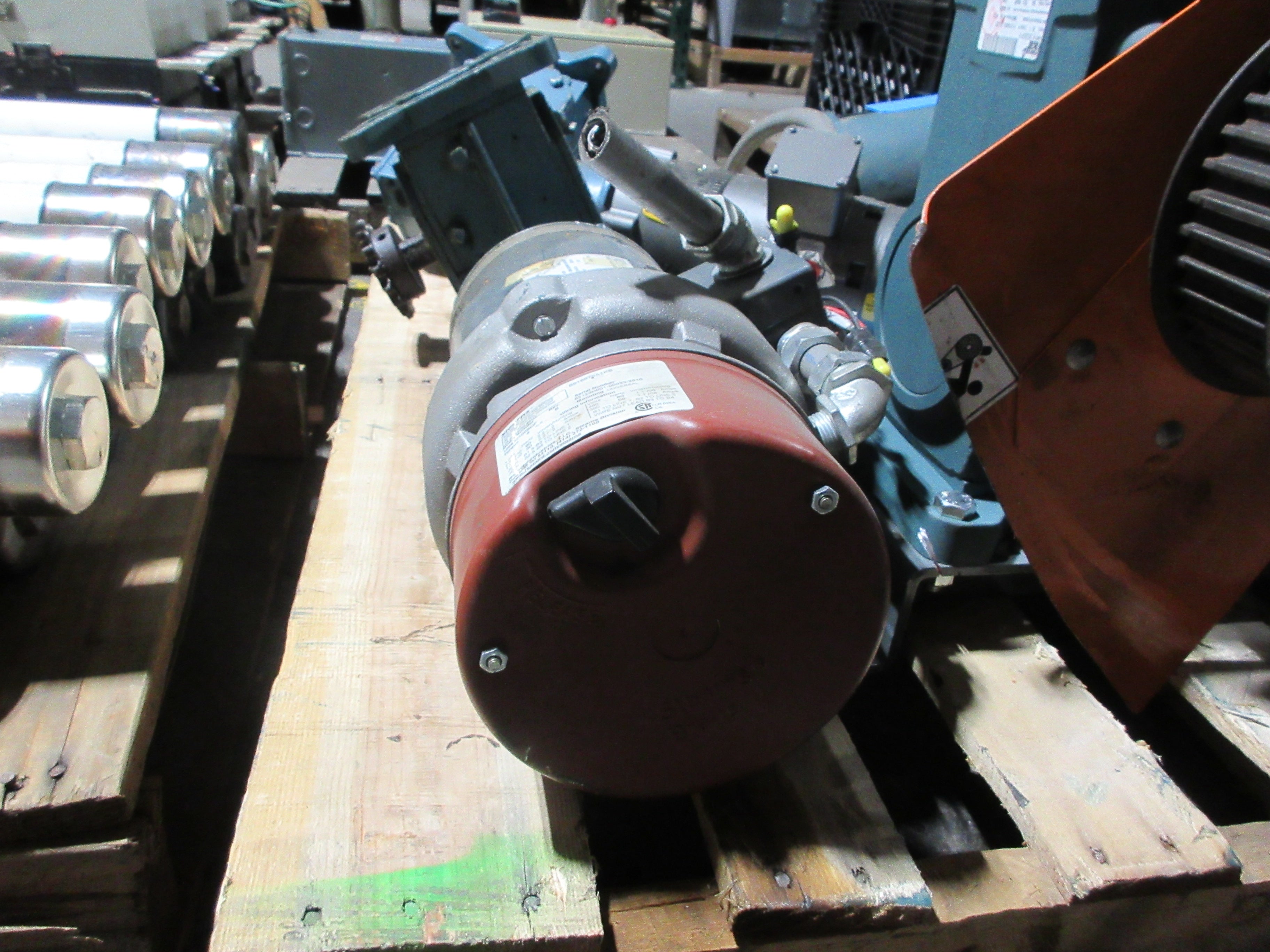 Marathon / Electra-Gear Gearmotor W/Brake D454 / ABC26C1430NW/FX 3/4HP Used