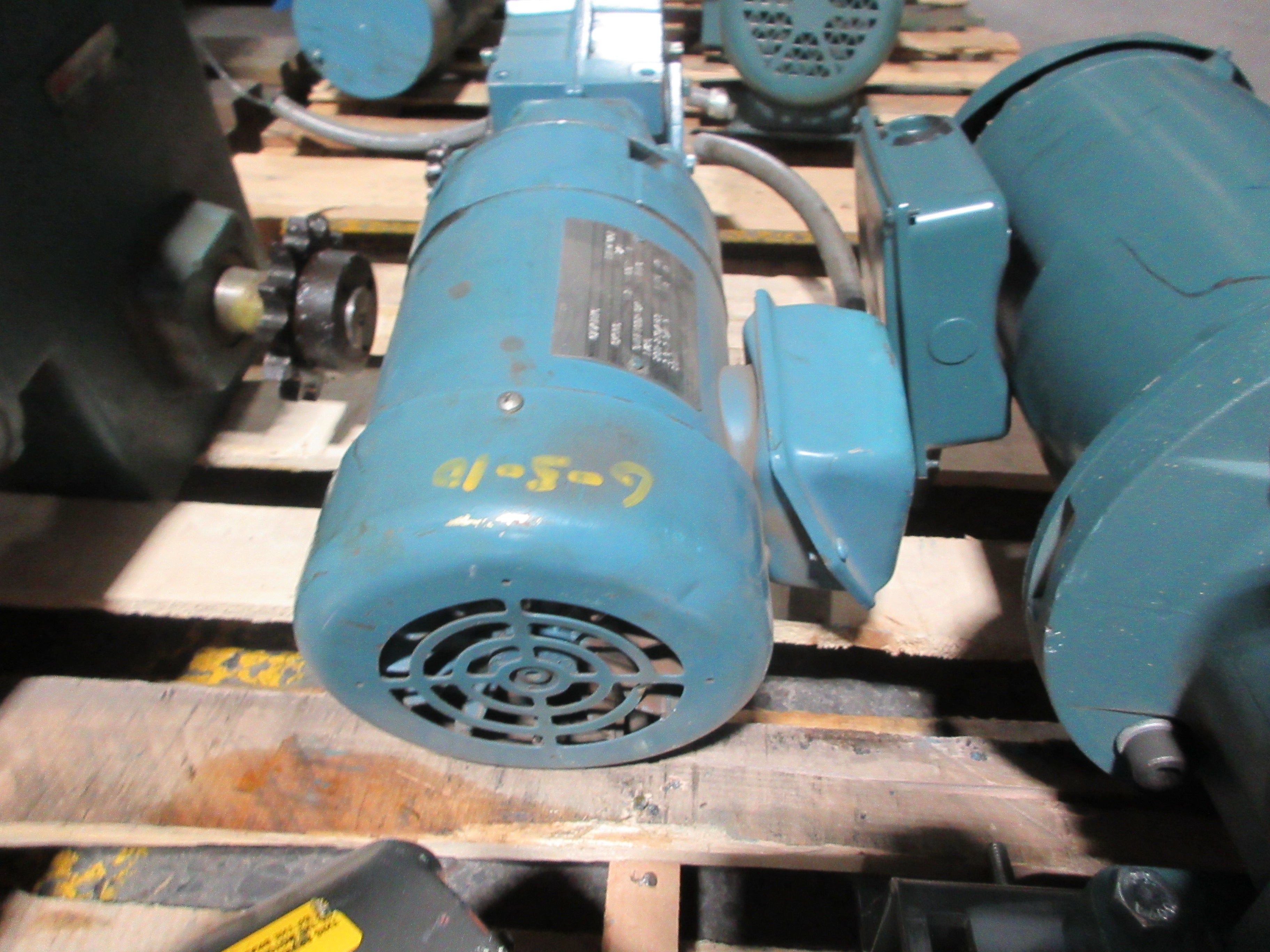 Electra-Gear Gearmotor CK75BTC / ABC26C540LE/F 3/4HP 1725RPM Motor Used