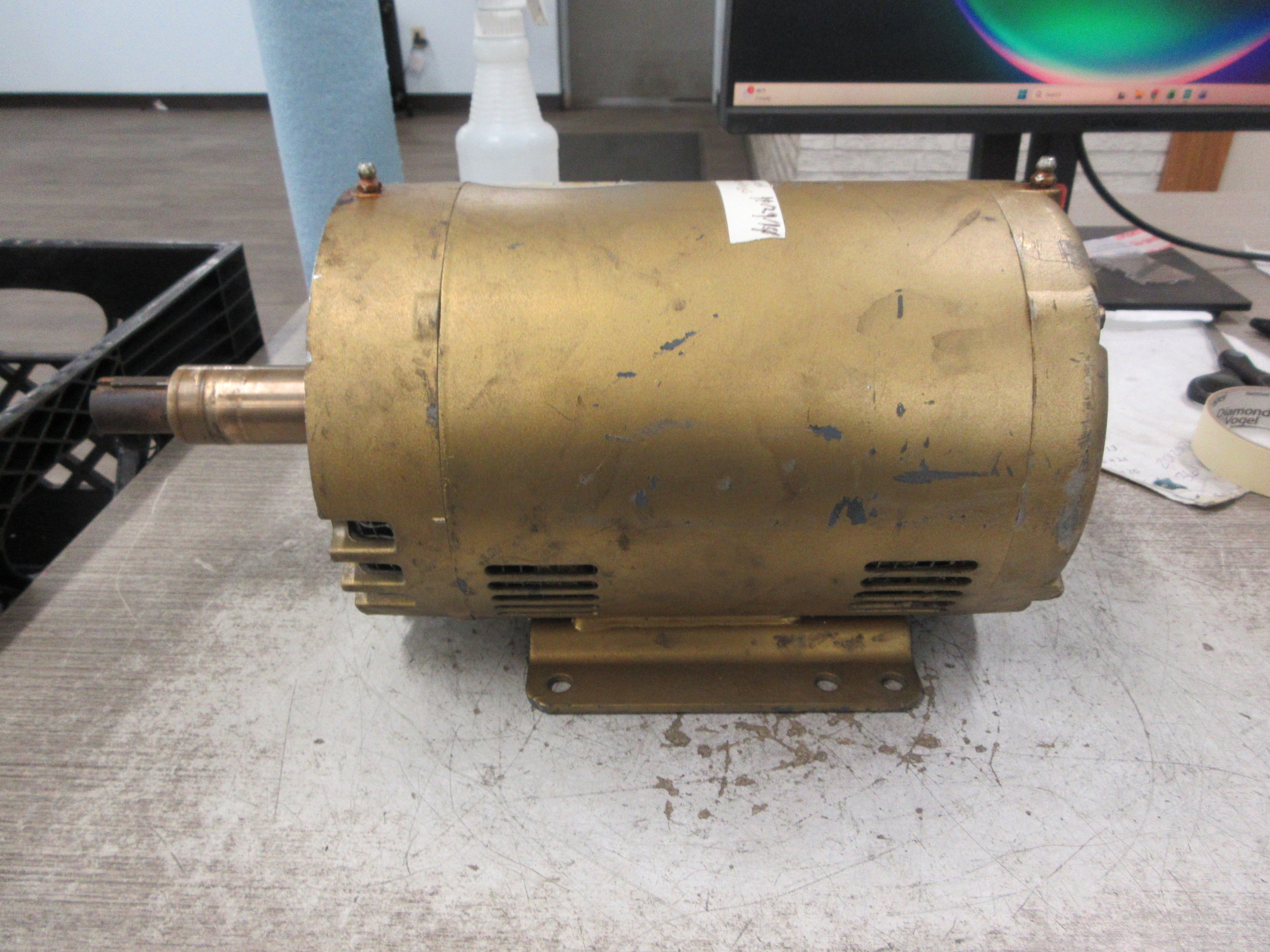 Baldor Motor EJMM3154T 1.50DP HP 230/460V 1740RPM 4.2/2.1A Fame: 145JM Used