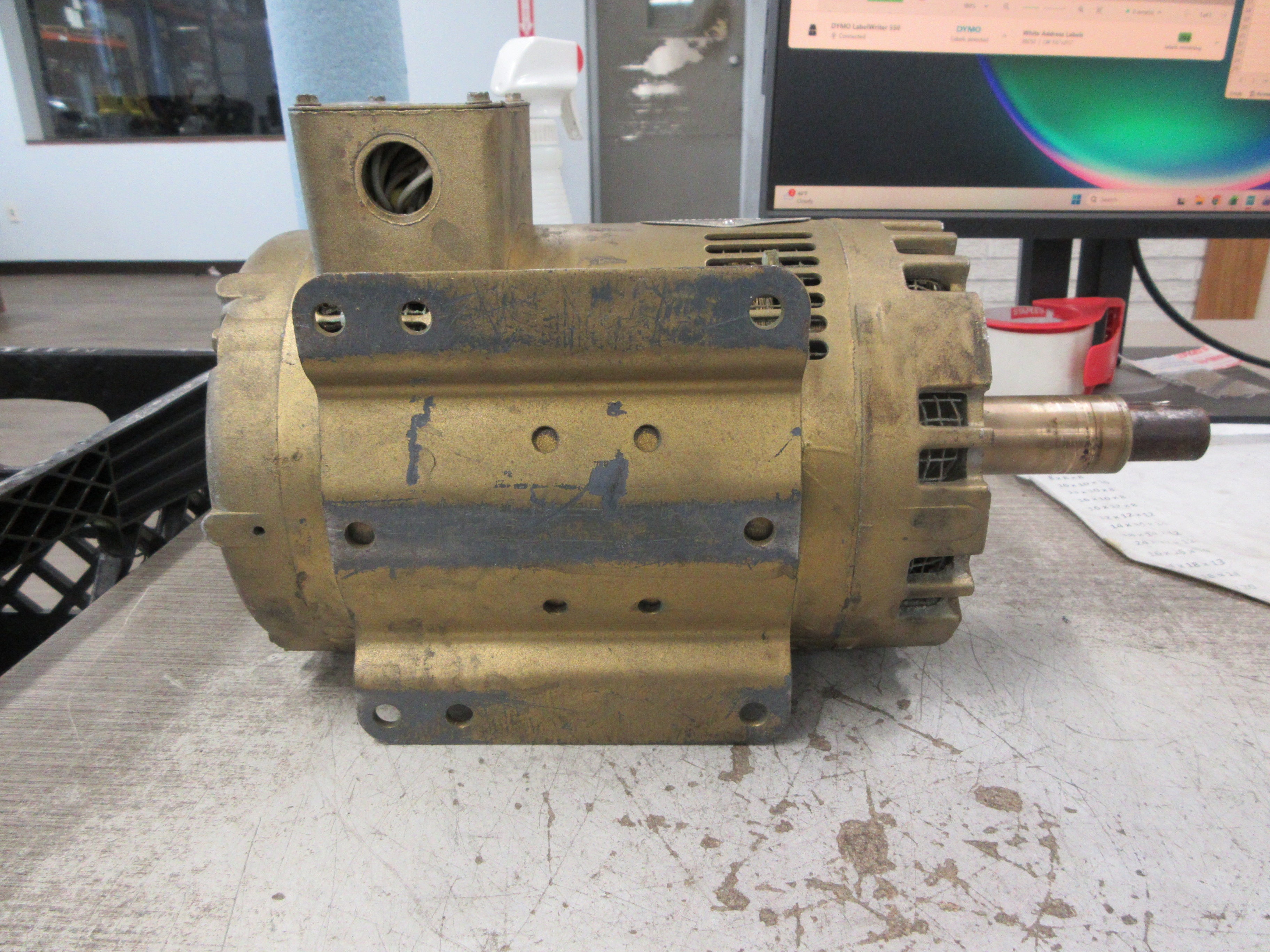 Baldor Motor EJMM3154T 1.50DP HP 230/460V 1740RPM 4.2/2.1A Fame: 145JM Used