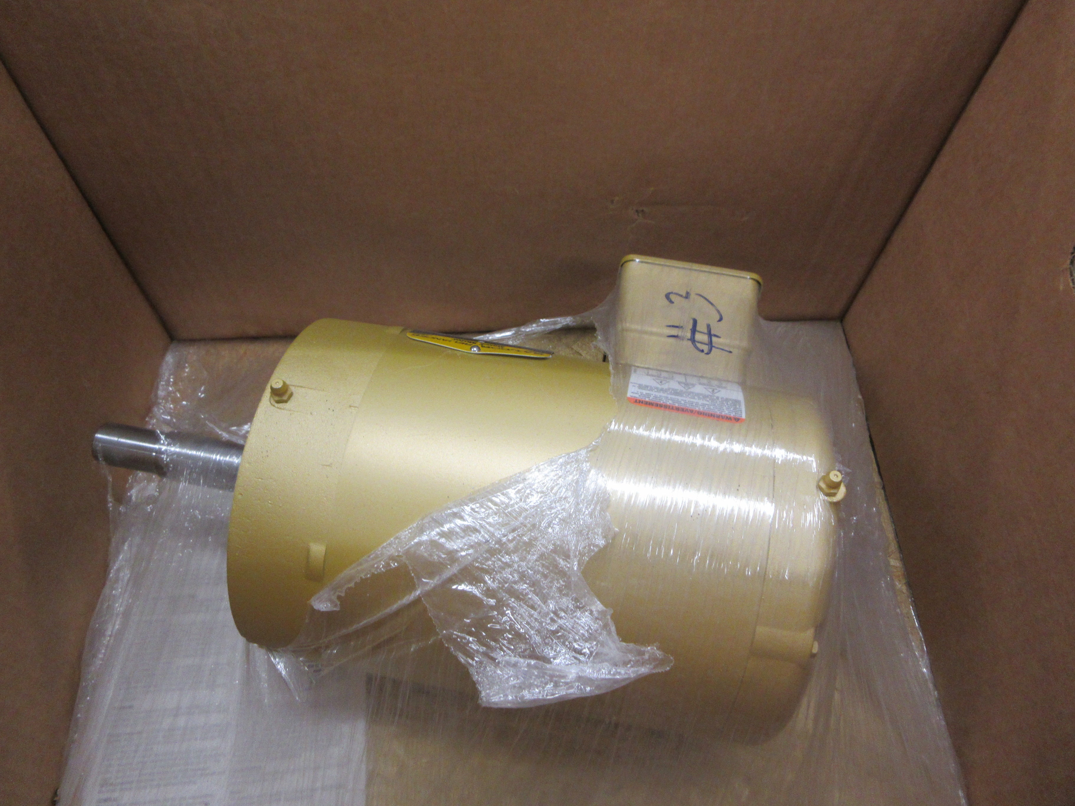 Baldor Motor 1202222304-000010 .75HP 208-230/460V 1760RPM 2.6/1.3A New Surplus