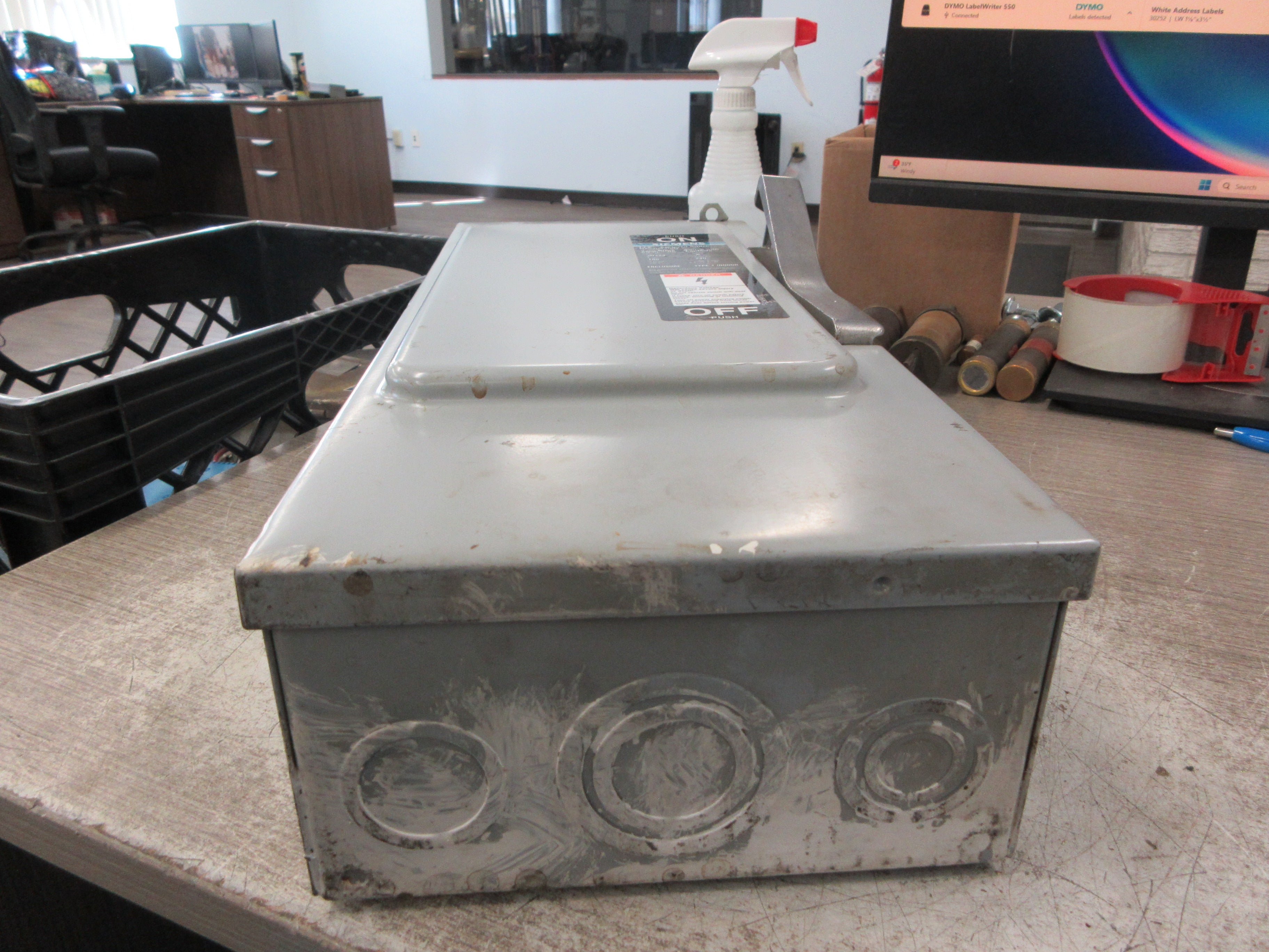 Siemens Fusible Safety Switch/Disconnect JN423 Ser. A 100A 240V 3P Used